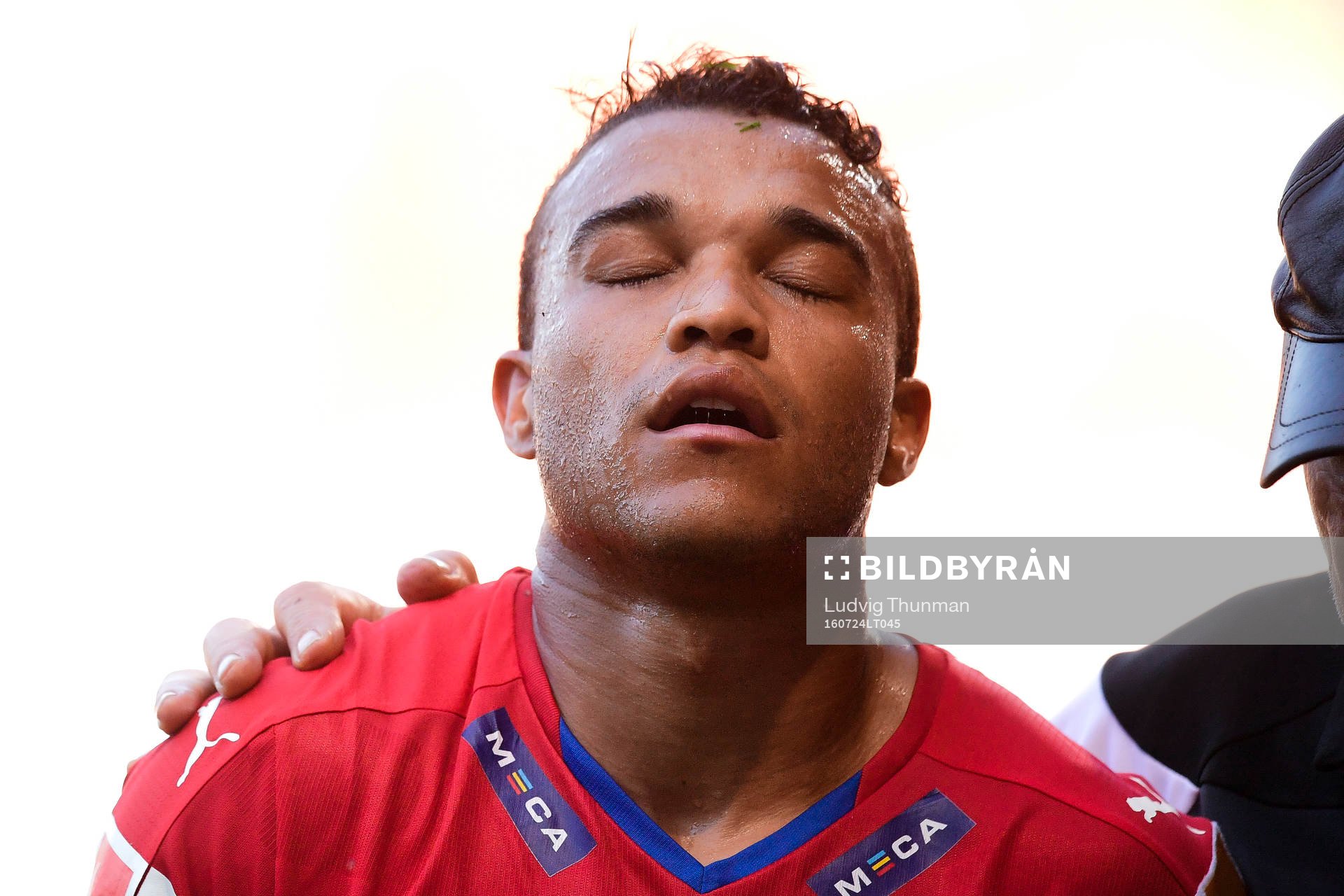 Helsingborgs Tyrell Rusike deppar