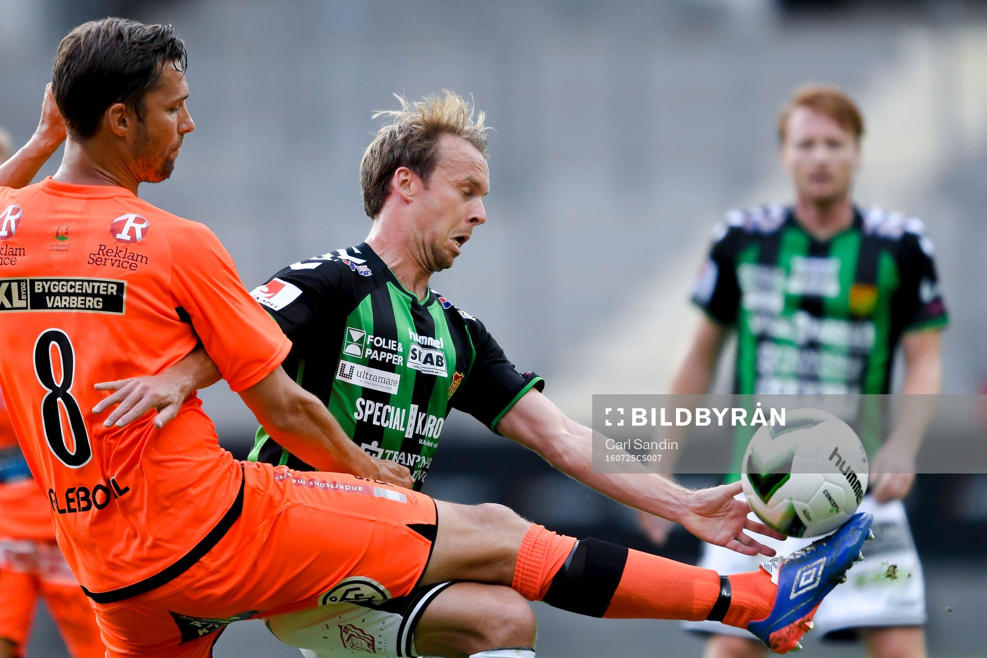 Varbergs Peter Nyström och GAIS Craig Henderson