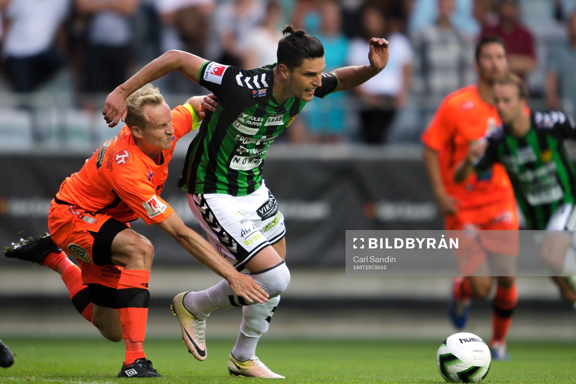 Varbergs Pär Asp och GAIS Luka Mijaljevic