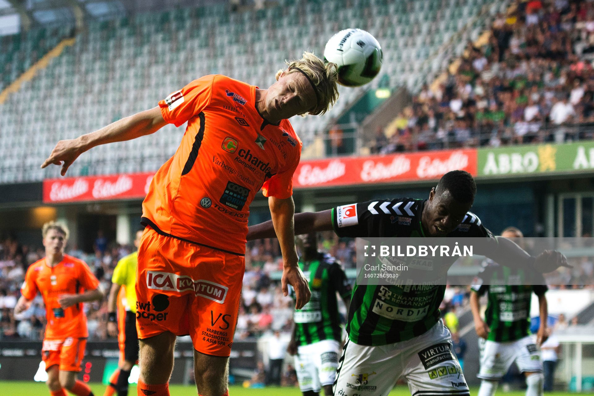 Varbergs Andreas Aalbu och GAIS Liam Loyd Davies