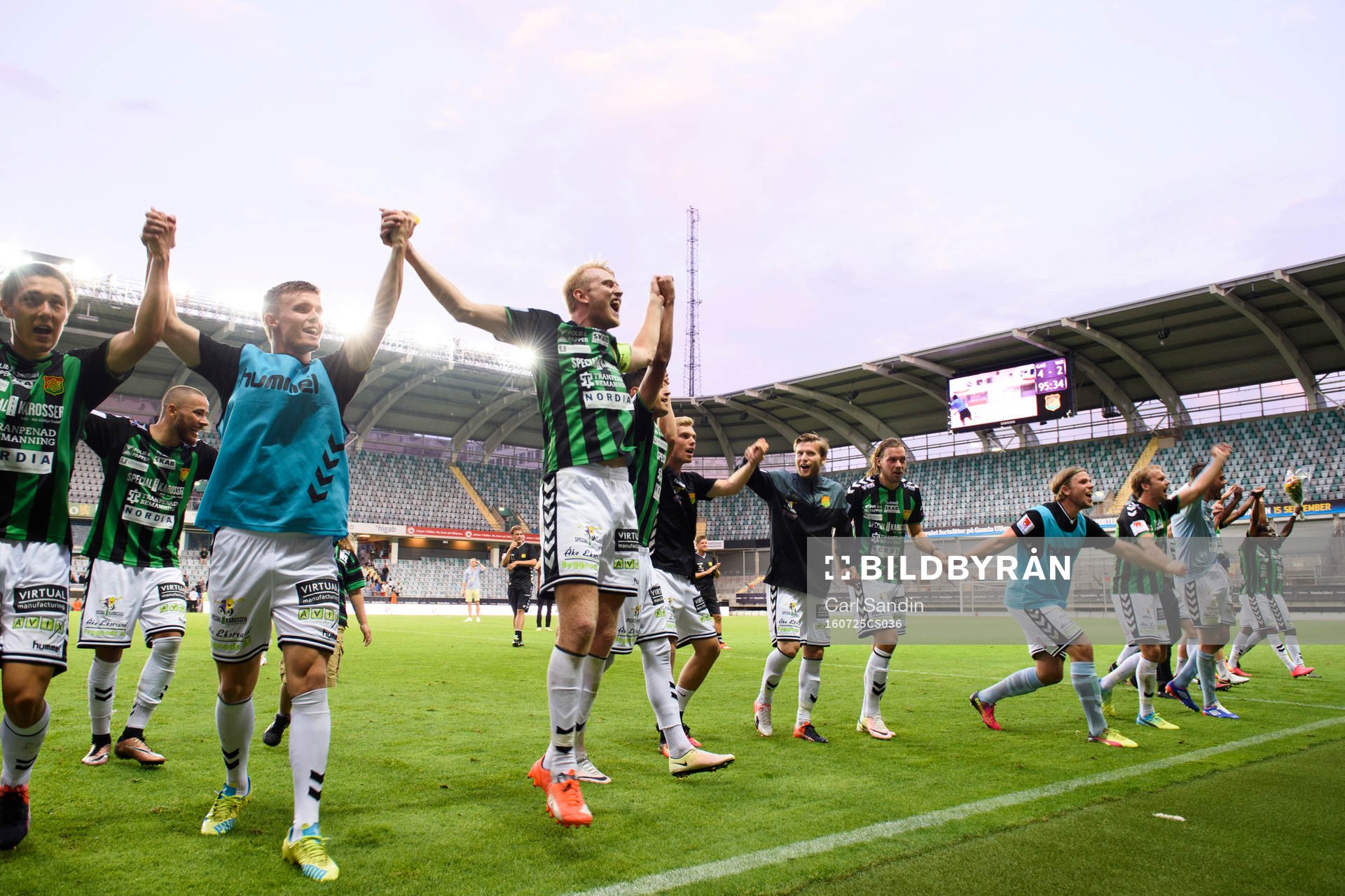 GAIS spelare jublar