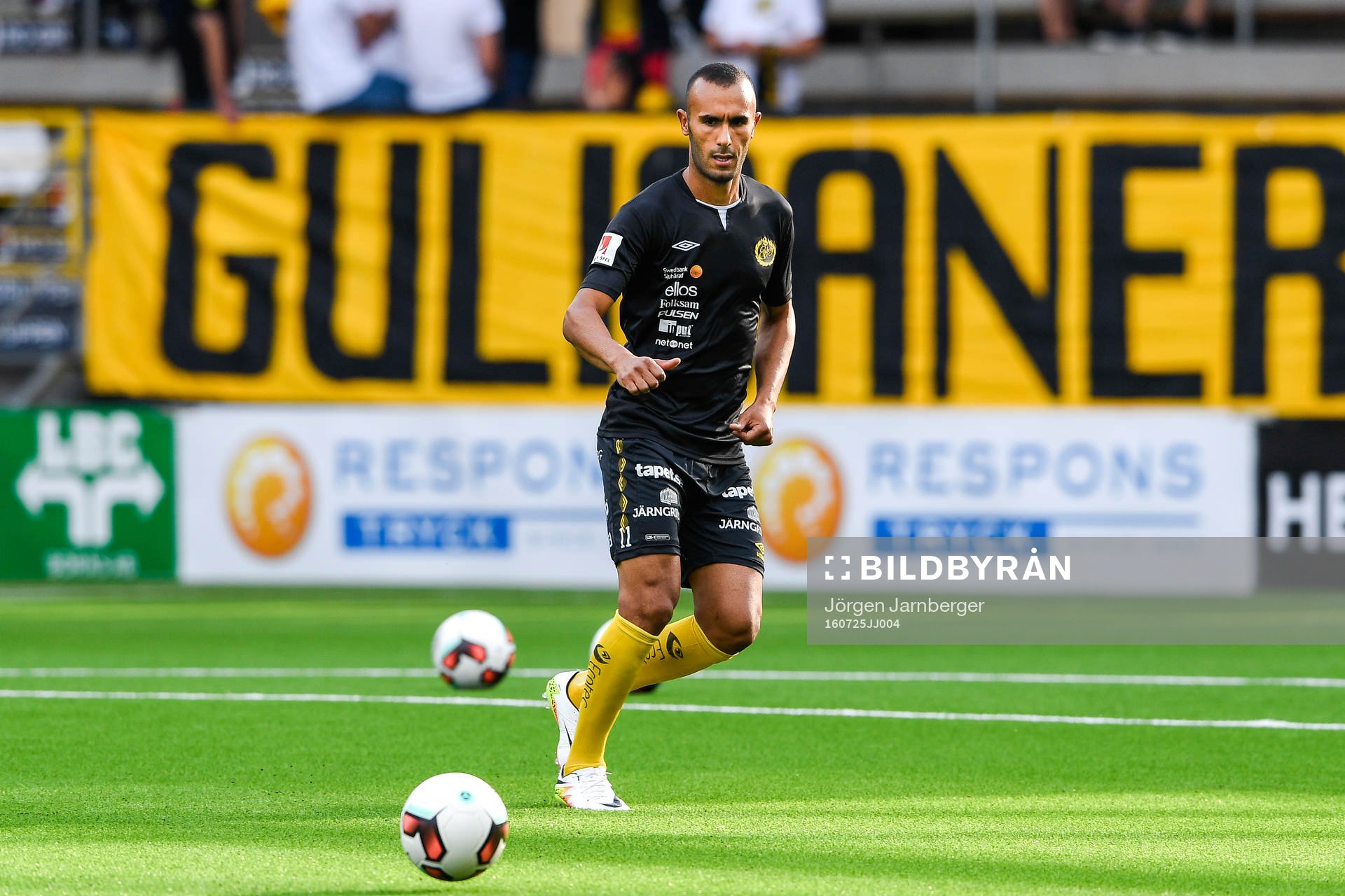 Elfsborgs Issam Jebali före fotbollsmatchen i Allsvenskan