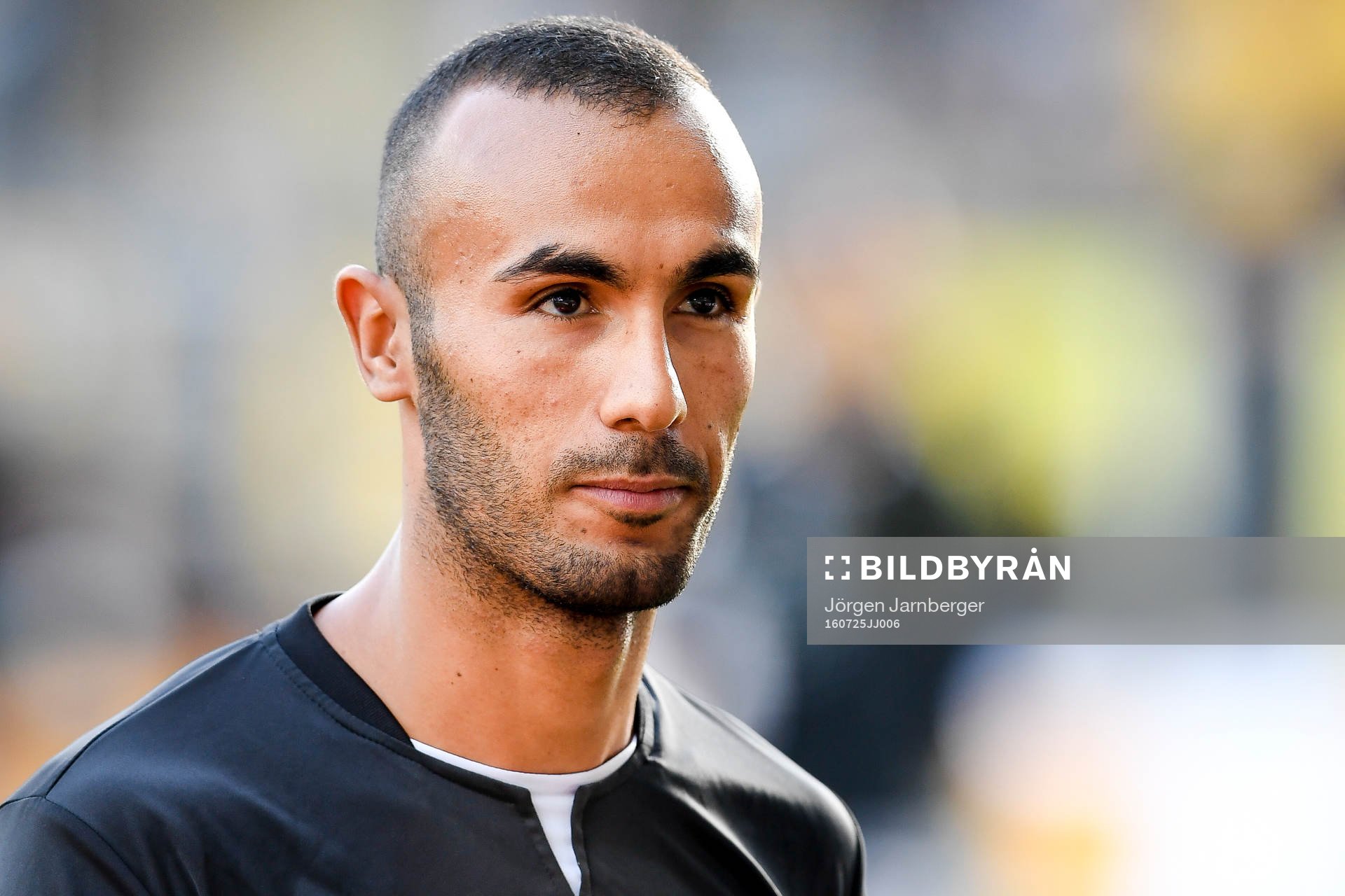 Elfsborgs nyförvärv Issam Jebali före fotbollsmatchen i Allsvenskan mellan Elfsborg och Östersund den 25 juli 2016 i BORÅS.