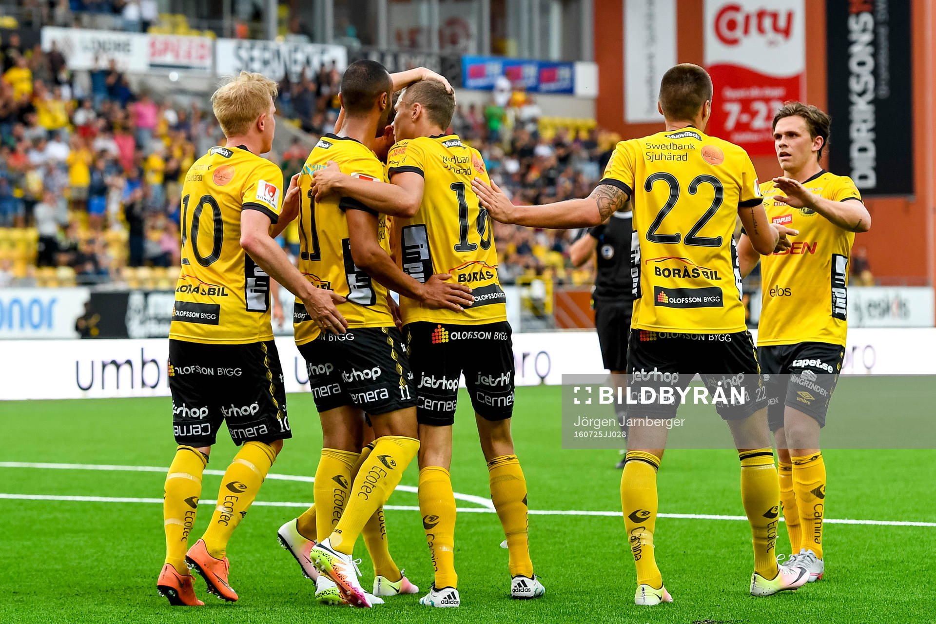 Elfsborgs spelare jublar