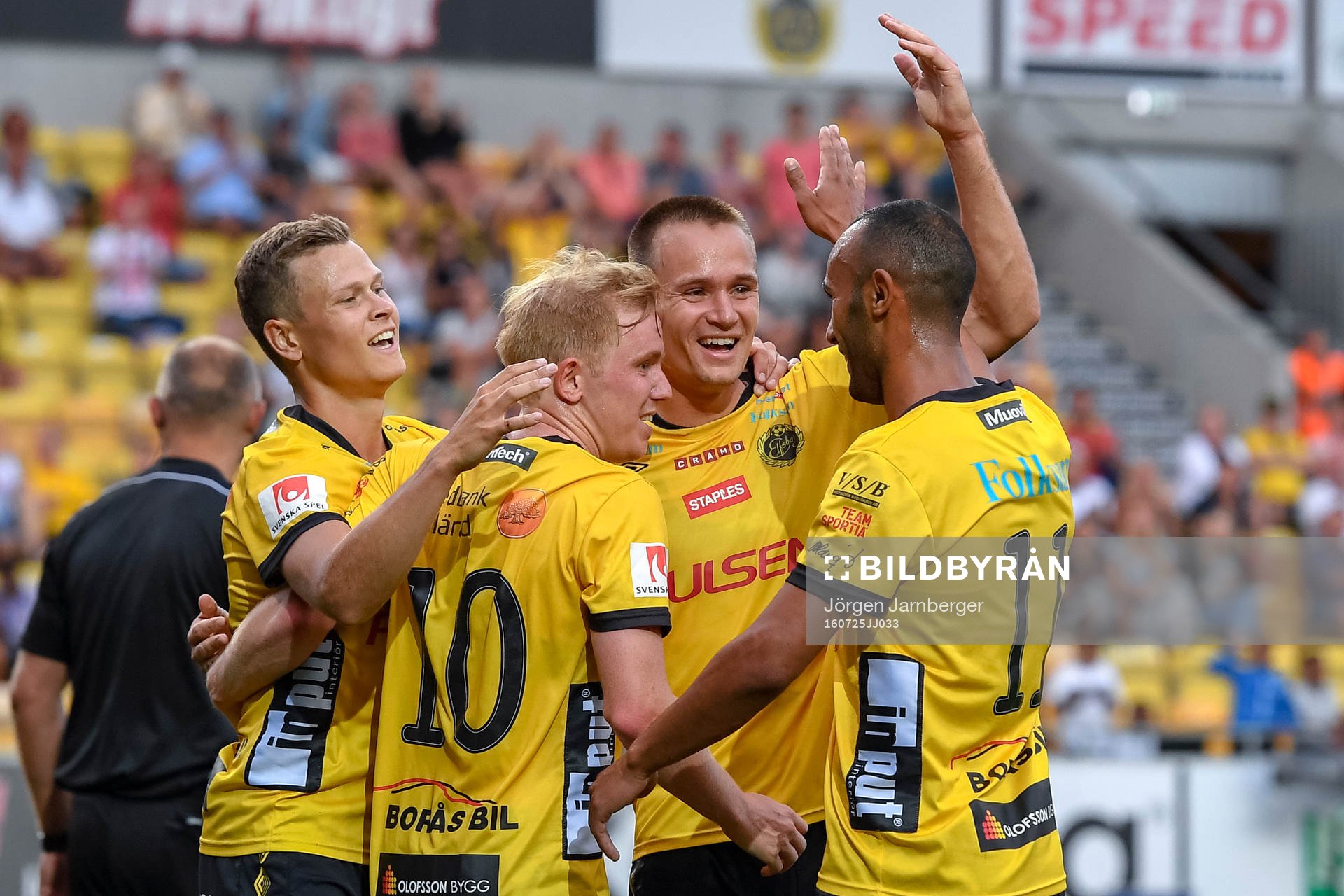 Elfsborgs Issam Jebali , Simon Lundevall , Viktor Claesson