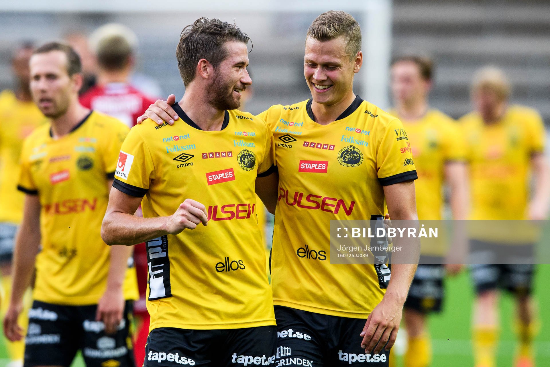 Elfsborgs Marcus Rohdén och Viktor Claesson är glada