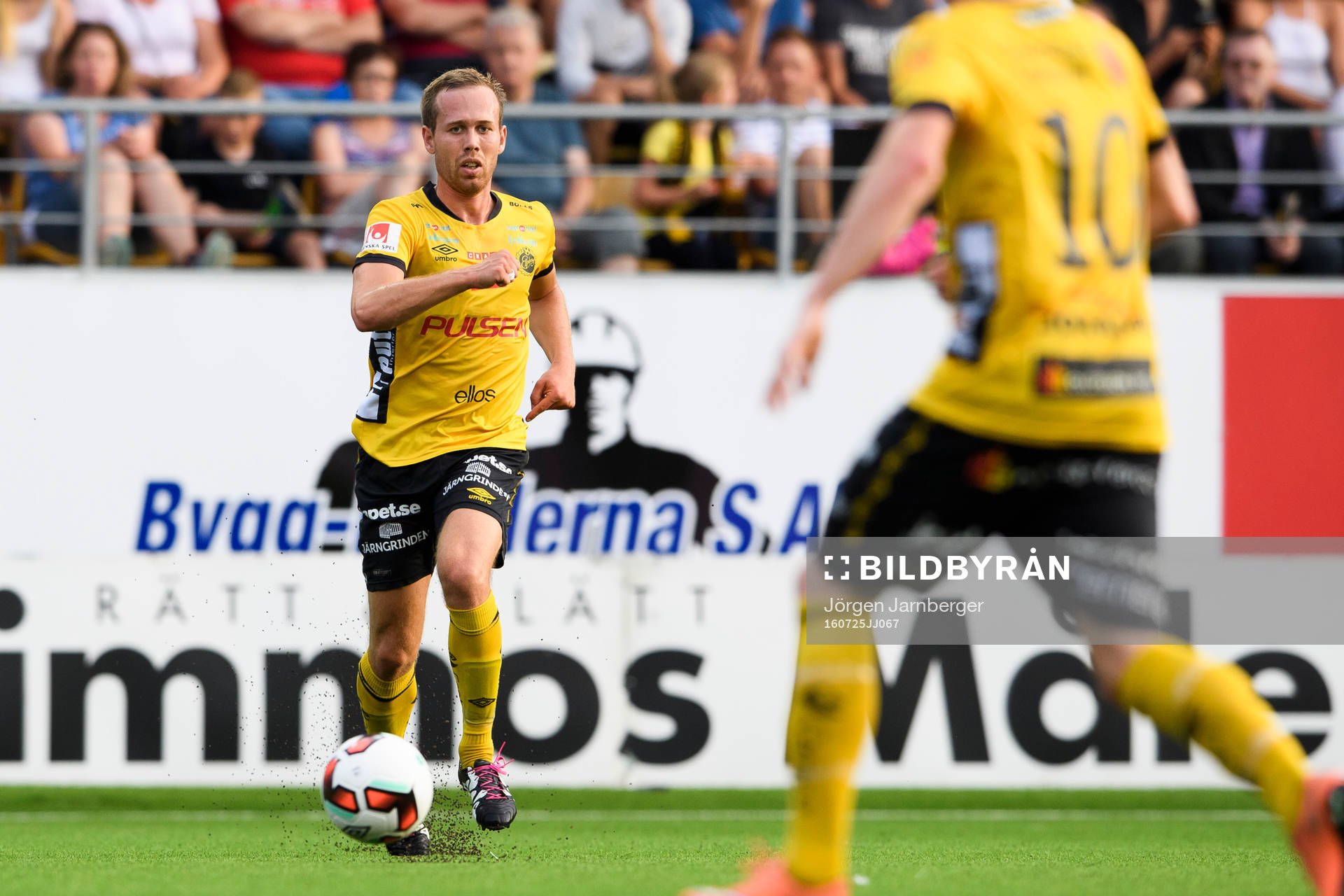 Elfsborgs Anders Randrup under fotbollsmatchen i Allsvenskan mellan Elfsborg och Östersund den 25 juli 2016 i BORÅS.