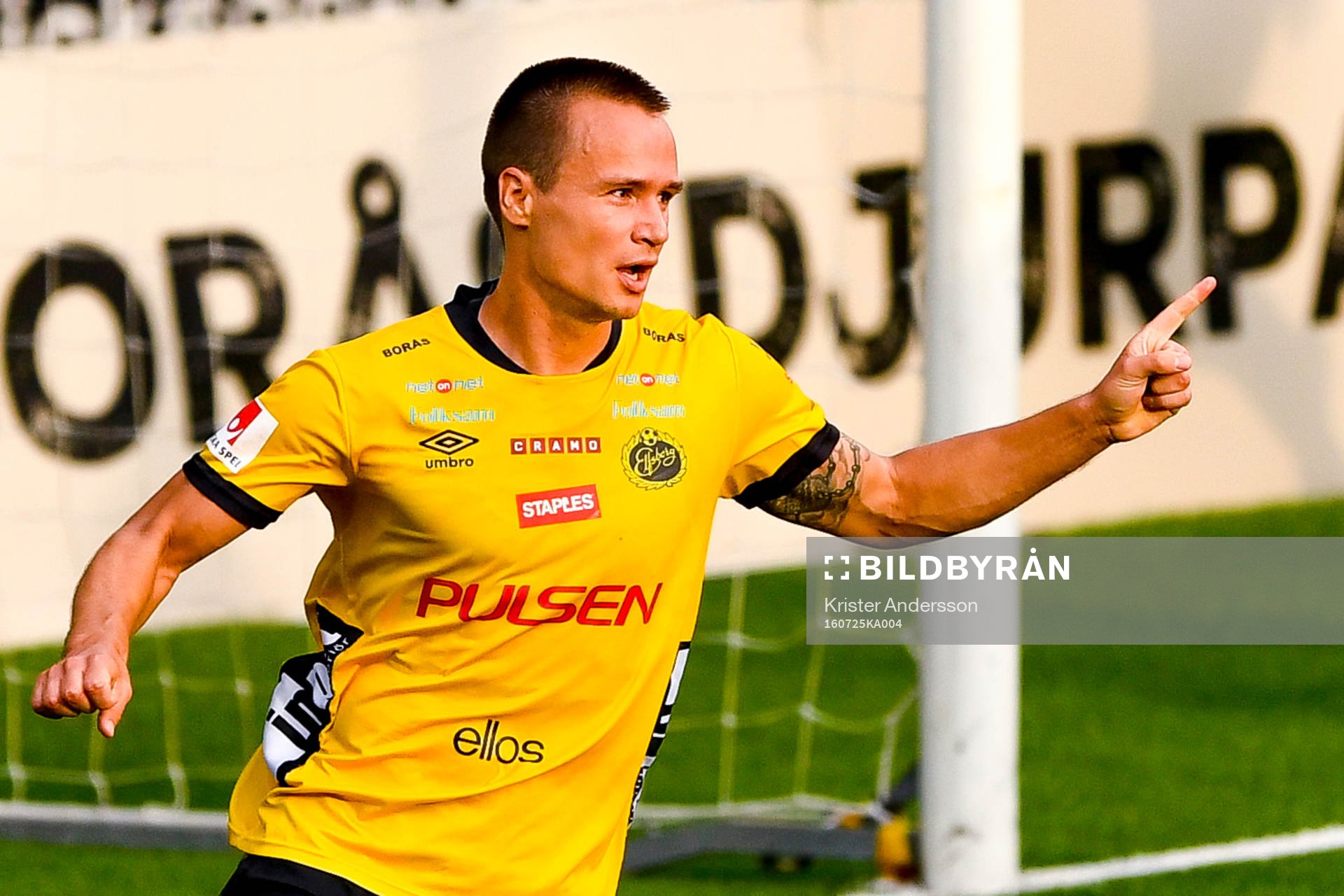 Elfsborgs Viktor Prodell jublar
