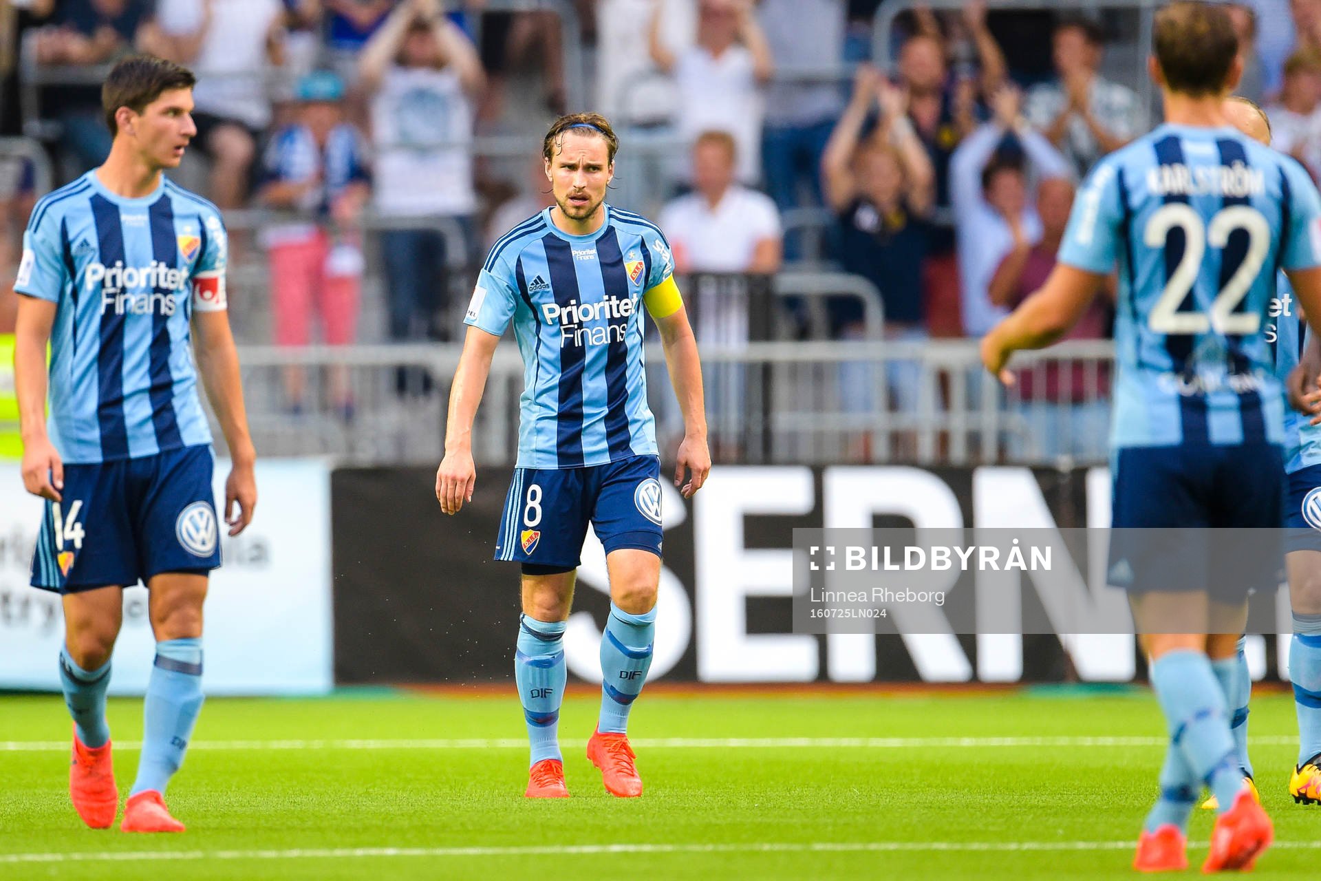 Djurgårdens Kevin Walker deppar