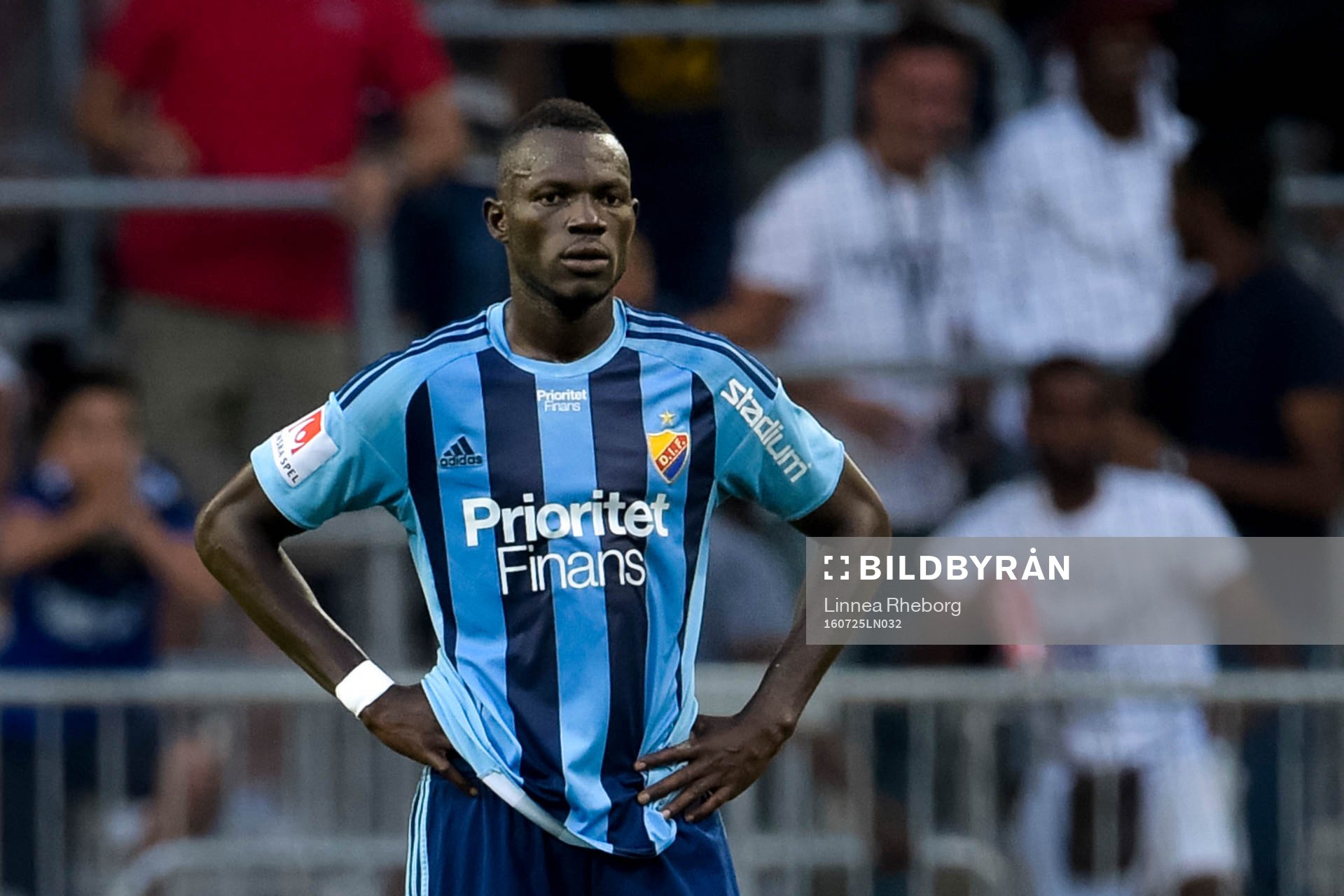 Djurgårdens Omar Colley deppar