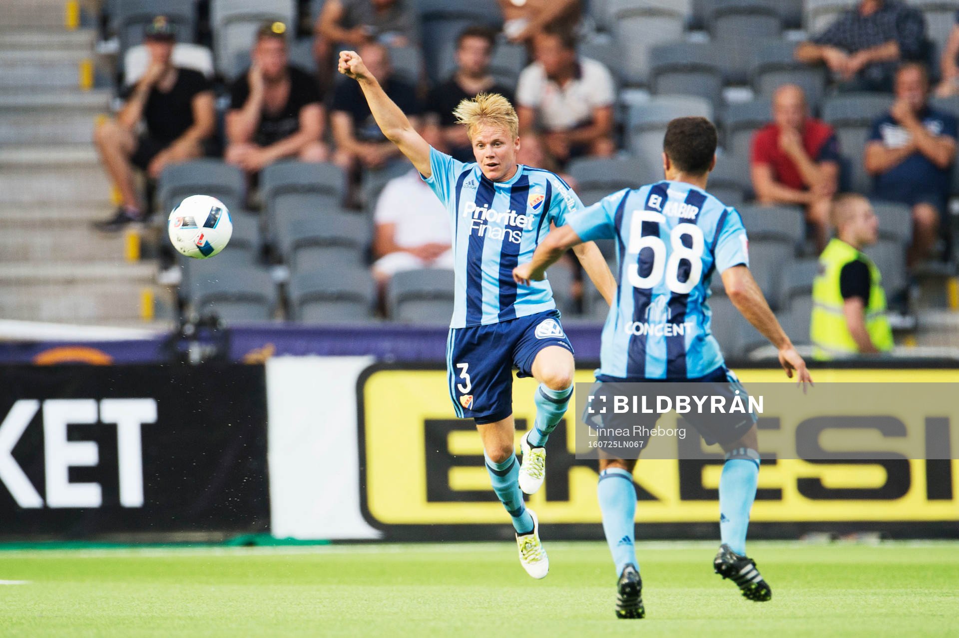 Djurgårdens Elliot Käck och Othman El Kabir