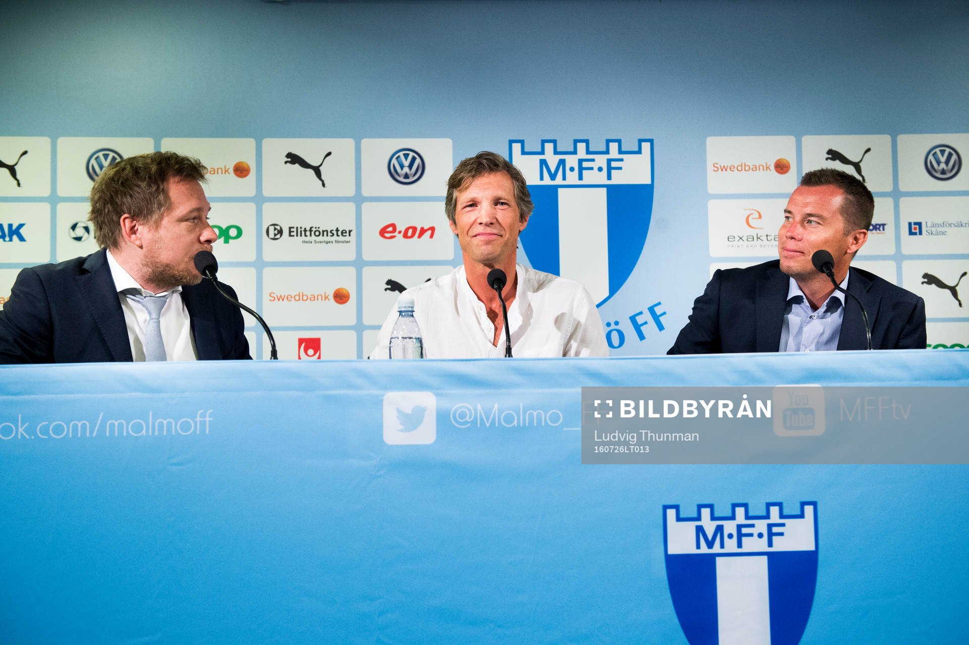 Kommunikationschef Peter Åhlander, Jens Fjellström och
