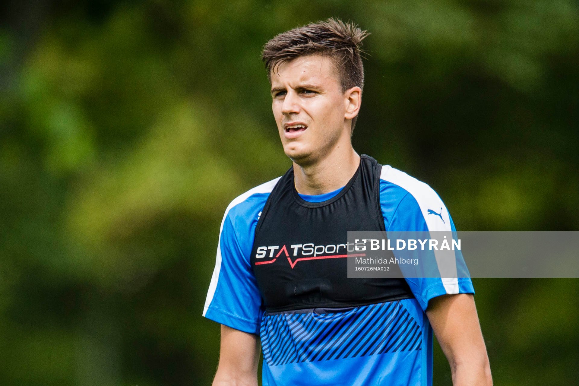 Malmö FFs Alexander Jeremejeff under Malmö FFs fotbollsträning den 26 juli 2016 i Malmö.