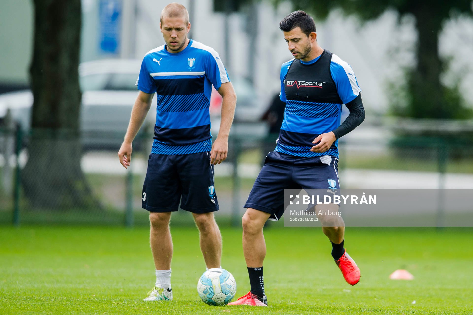 Malmö FFs Anton Tinnerholm och Behrang Safari