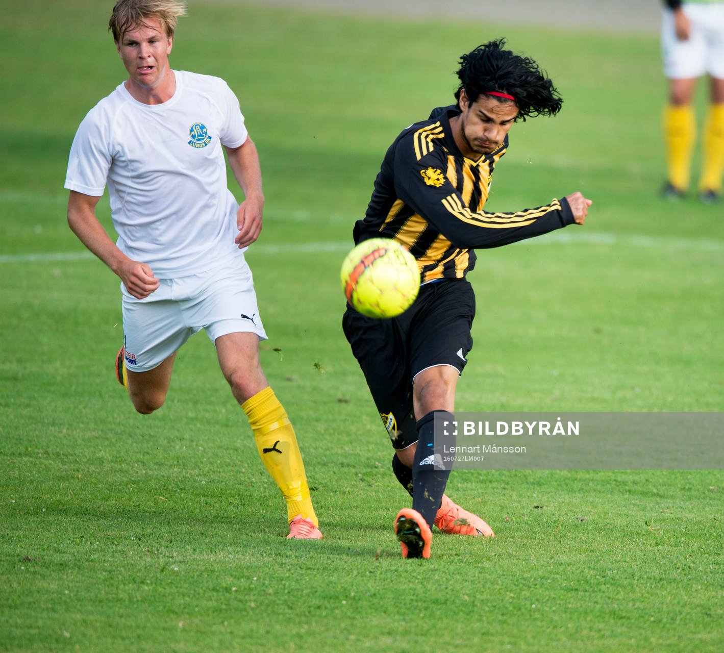 i matchen i division 2 mellan IFK Hässleholm och Lunds BK