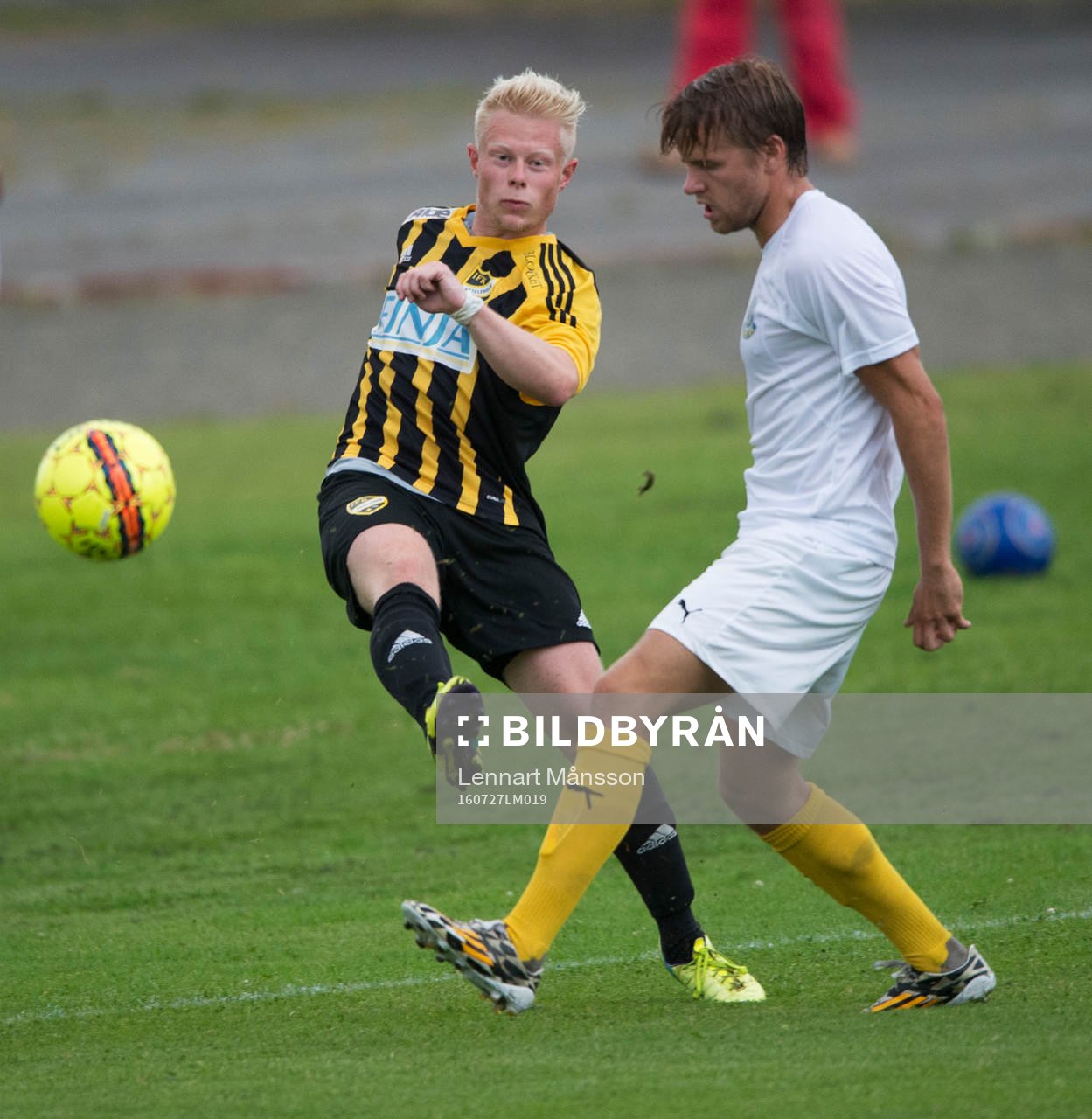 IFK Hässleholms Joel Andersson i matchen i division 2