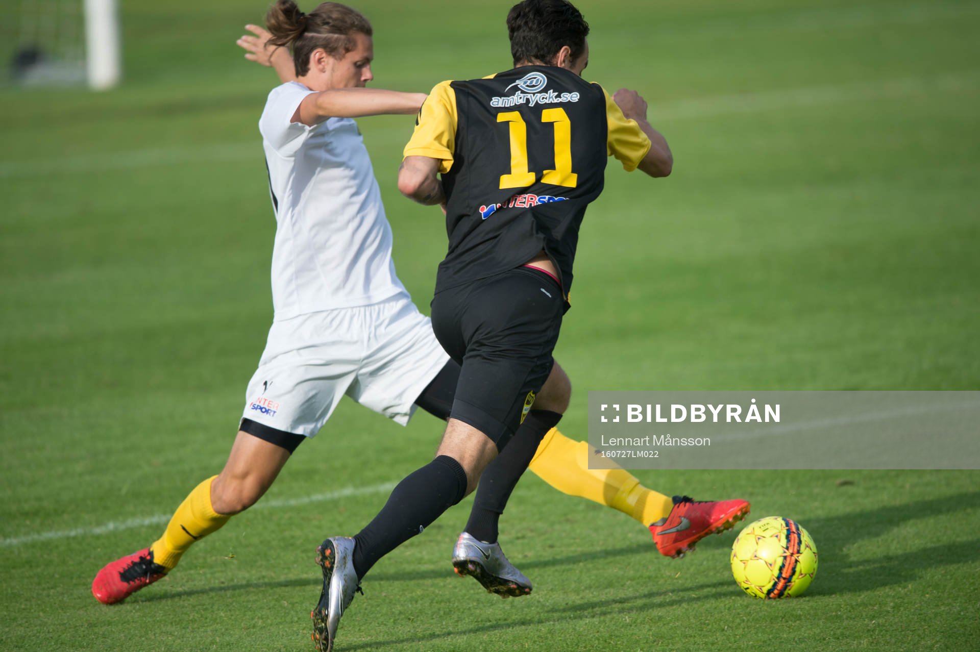 IFK Hässleholms Karim Al-Asi gör 1-0 i matchen i division