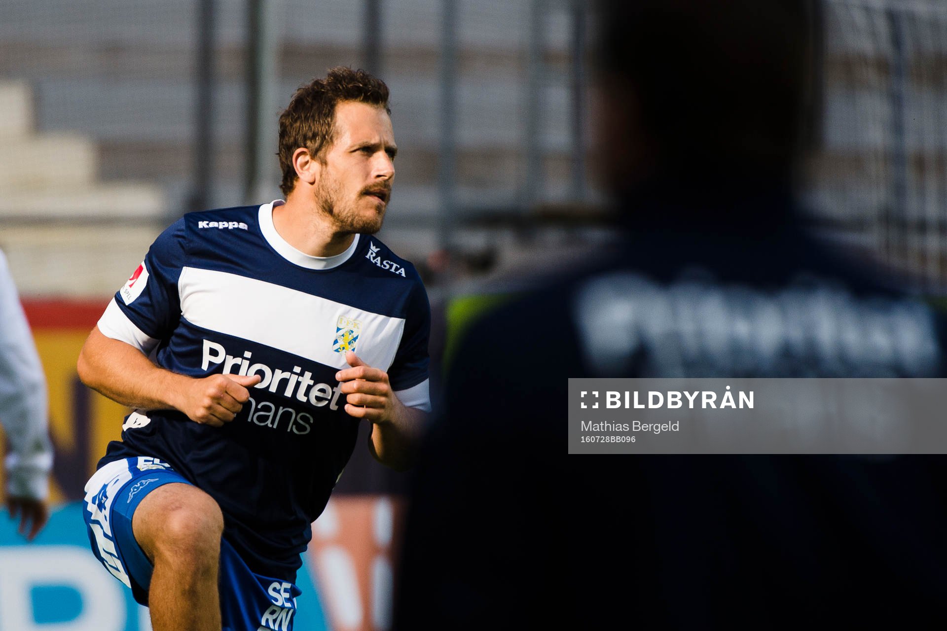 IFK Göteborgs Tobias Hysén värmer upp