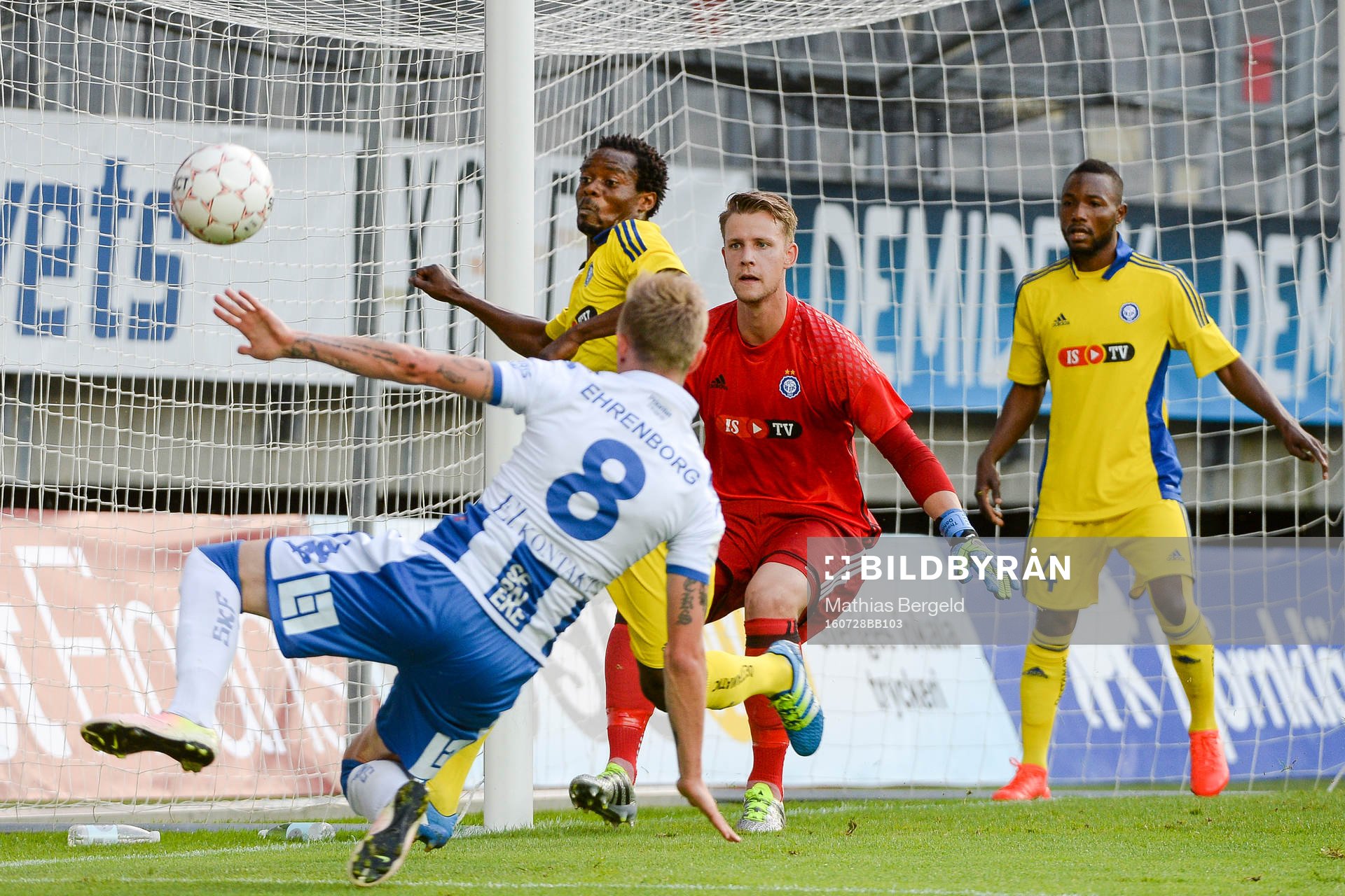 HJK Helsingfors målvakt Thomas Dähne och Richard Gadze