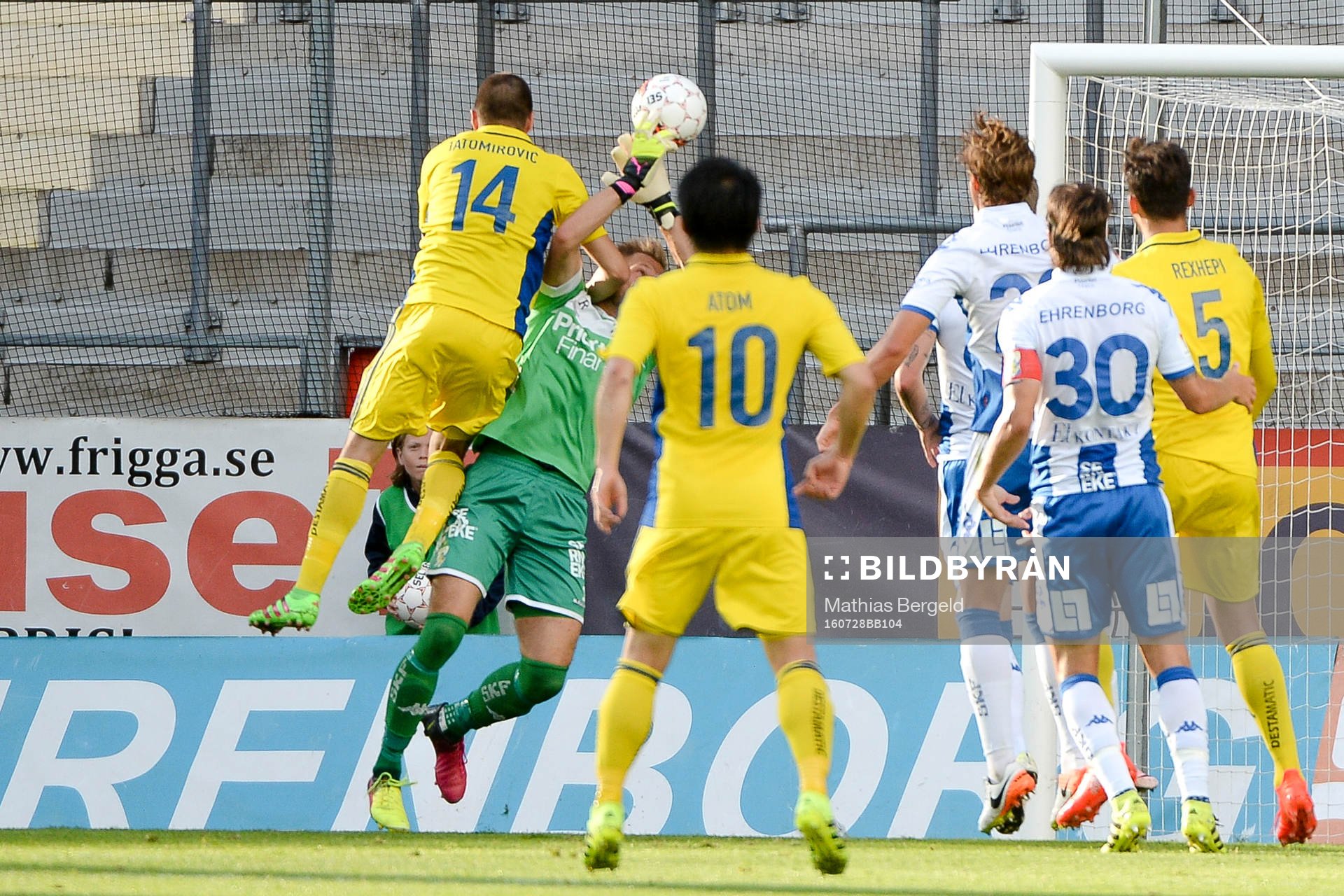 HJK Helsingfors Ivan Tatomirovic och IFK Göteborgs