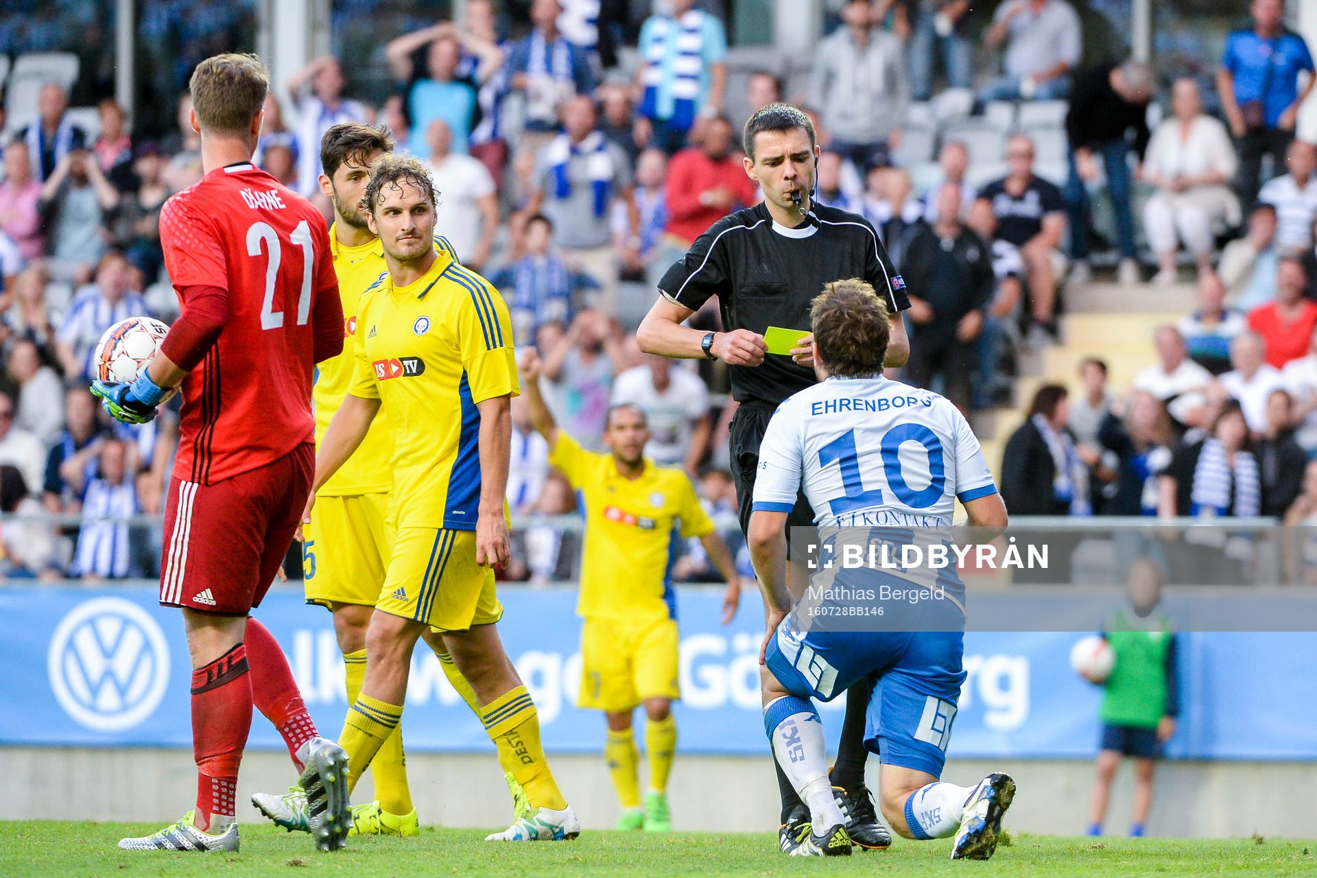 IFK Göteborgs Tobias Hysén får en varning för filmning