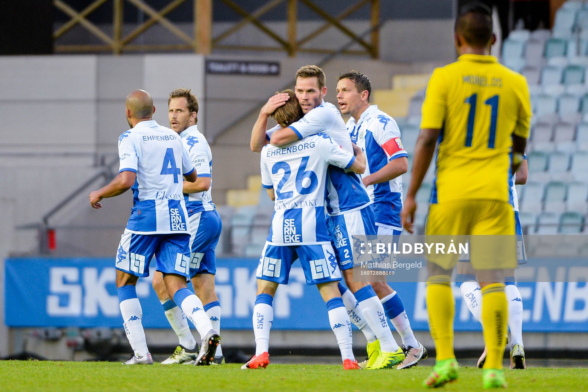 IFK Göteborgs spelare jublar