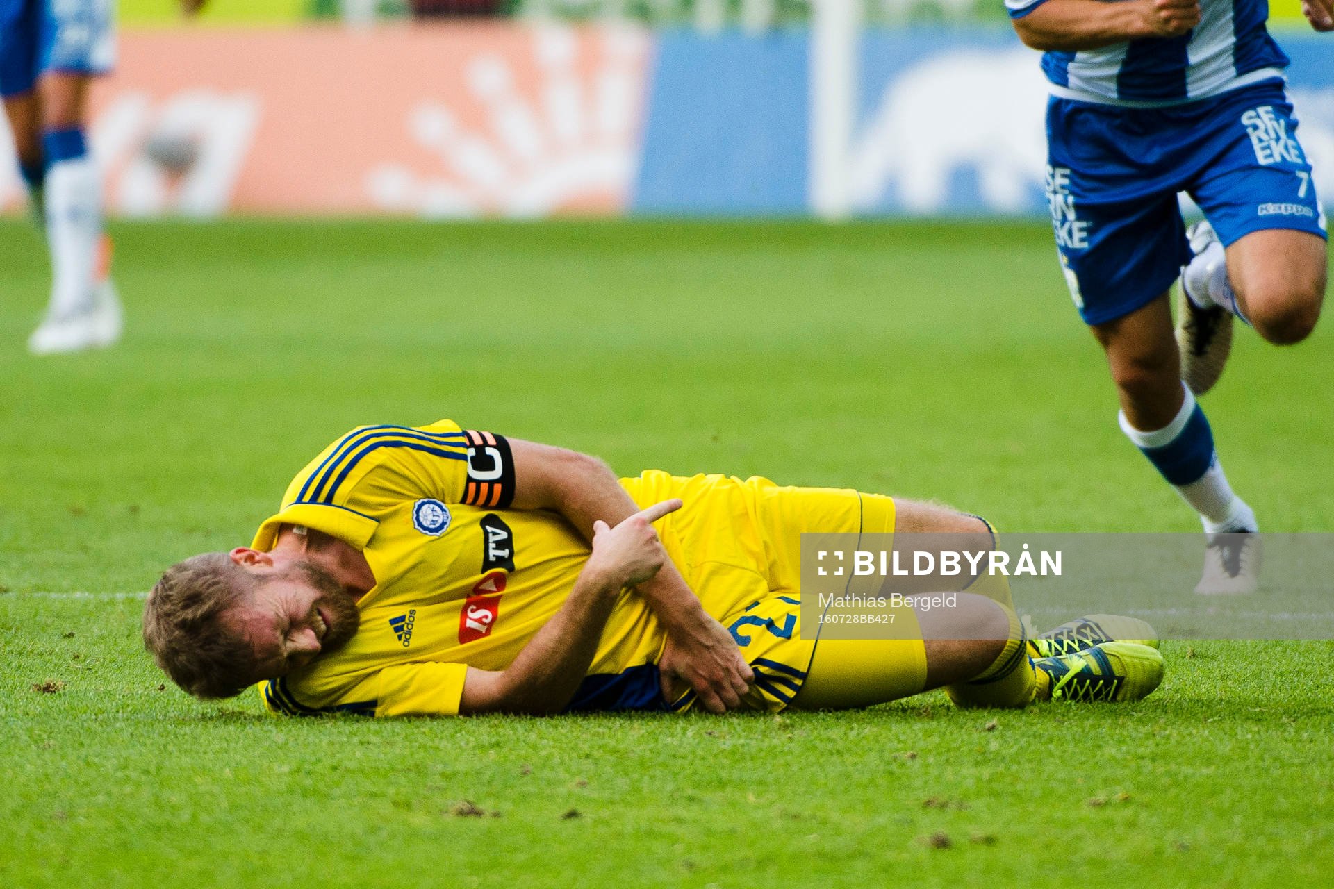 HJK Helsingfors Sebastian Sorsa har ont