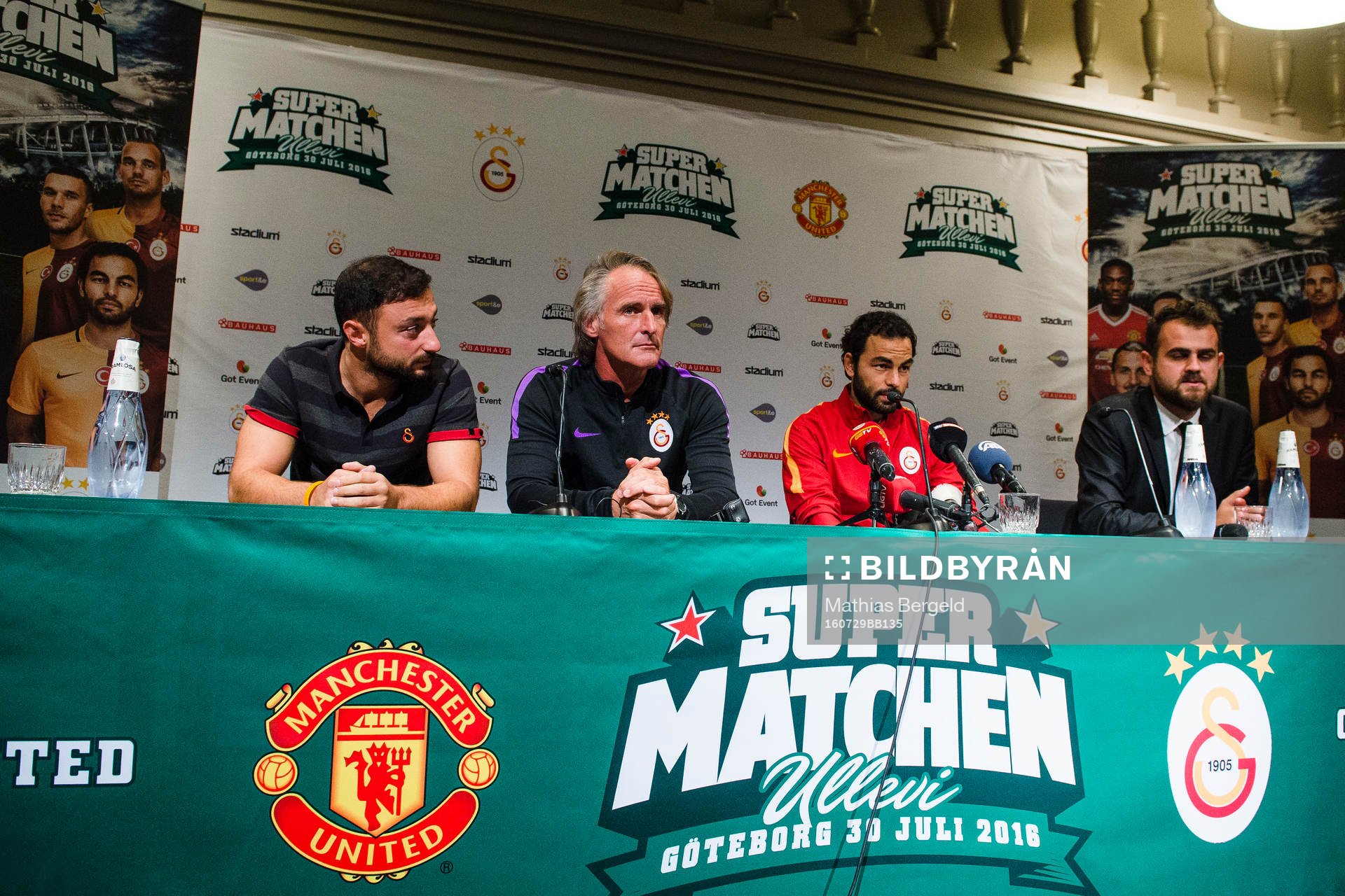 Galatasarays tränare Jan Olde Riekerink och Selcuk Inan