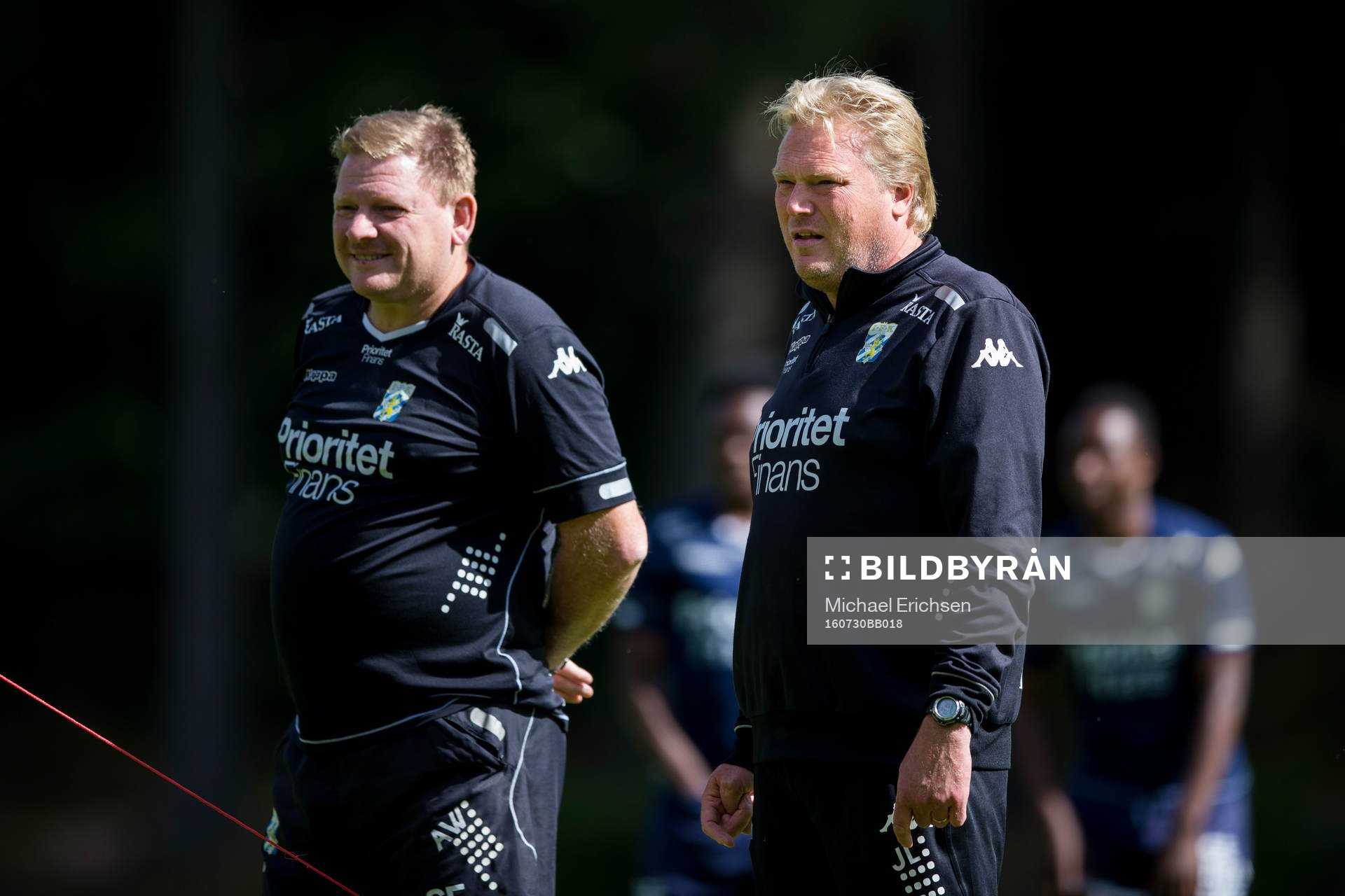 IFK Göteborgs assisterande tränare Alf Westerberg och