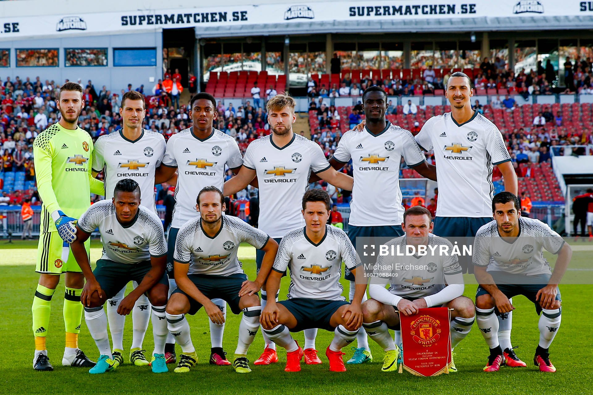 Manchester Uniteds startelva