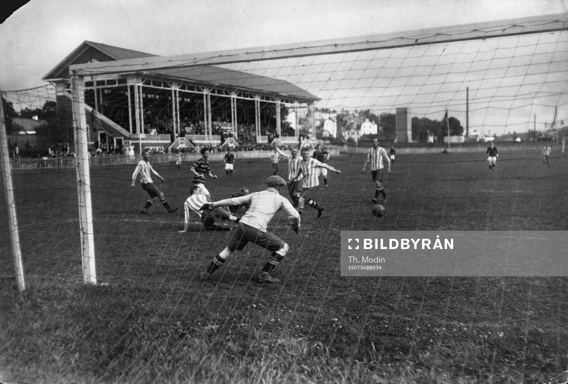 Tigrarnas debut på Råsunda. 30 juli 1916