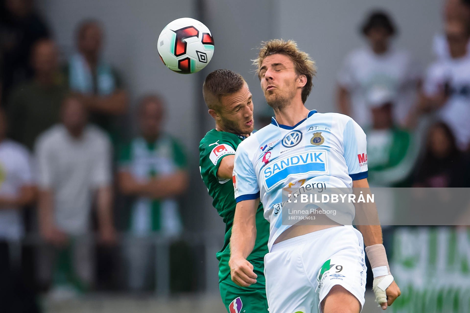 Gefles Johan Oremo och Hammarbys Mats Solheim