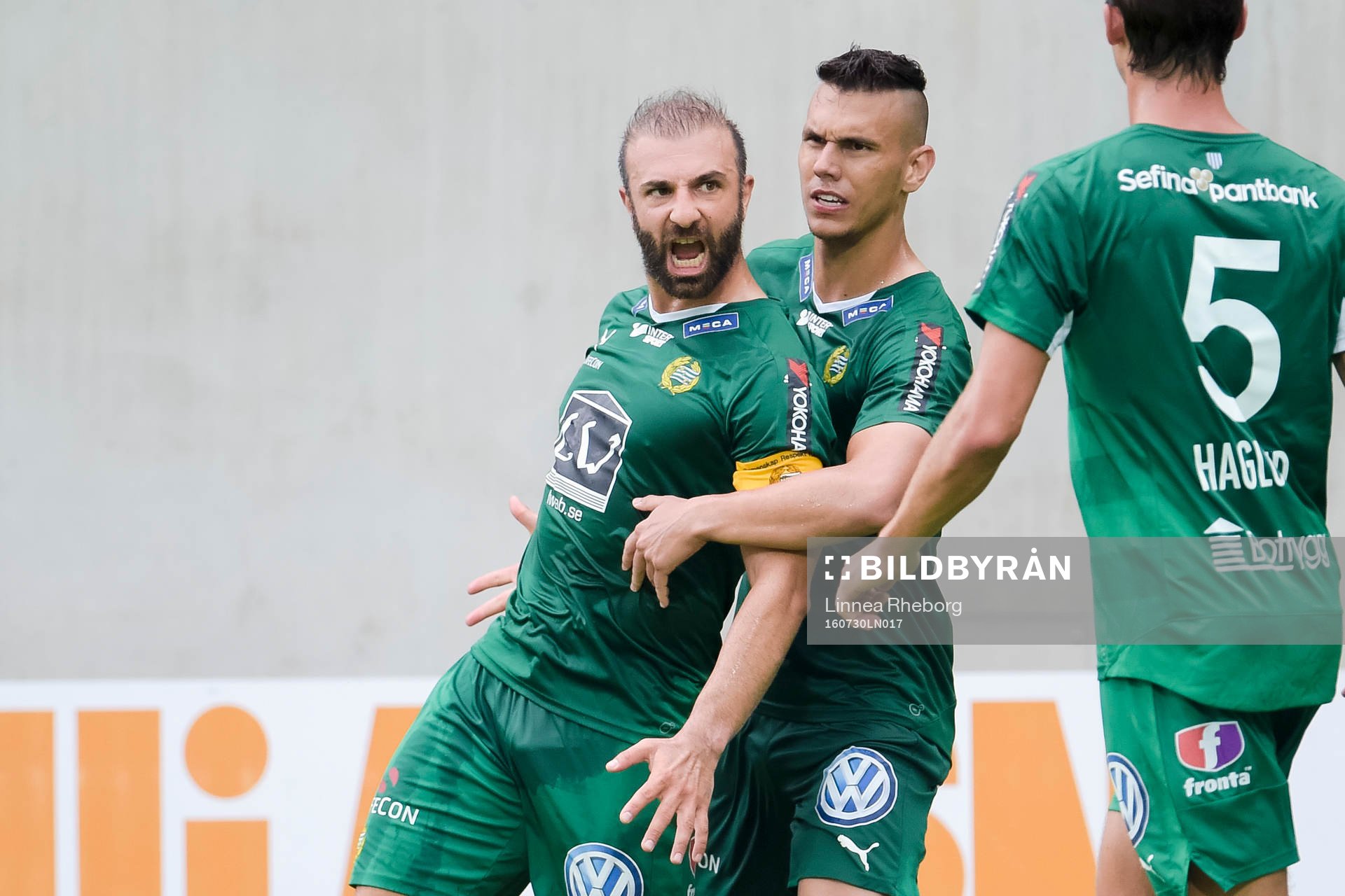 Hammarbys Kennedy Bakircioglu jublar