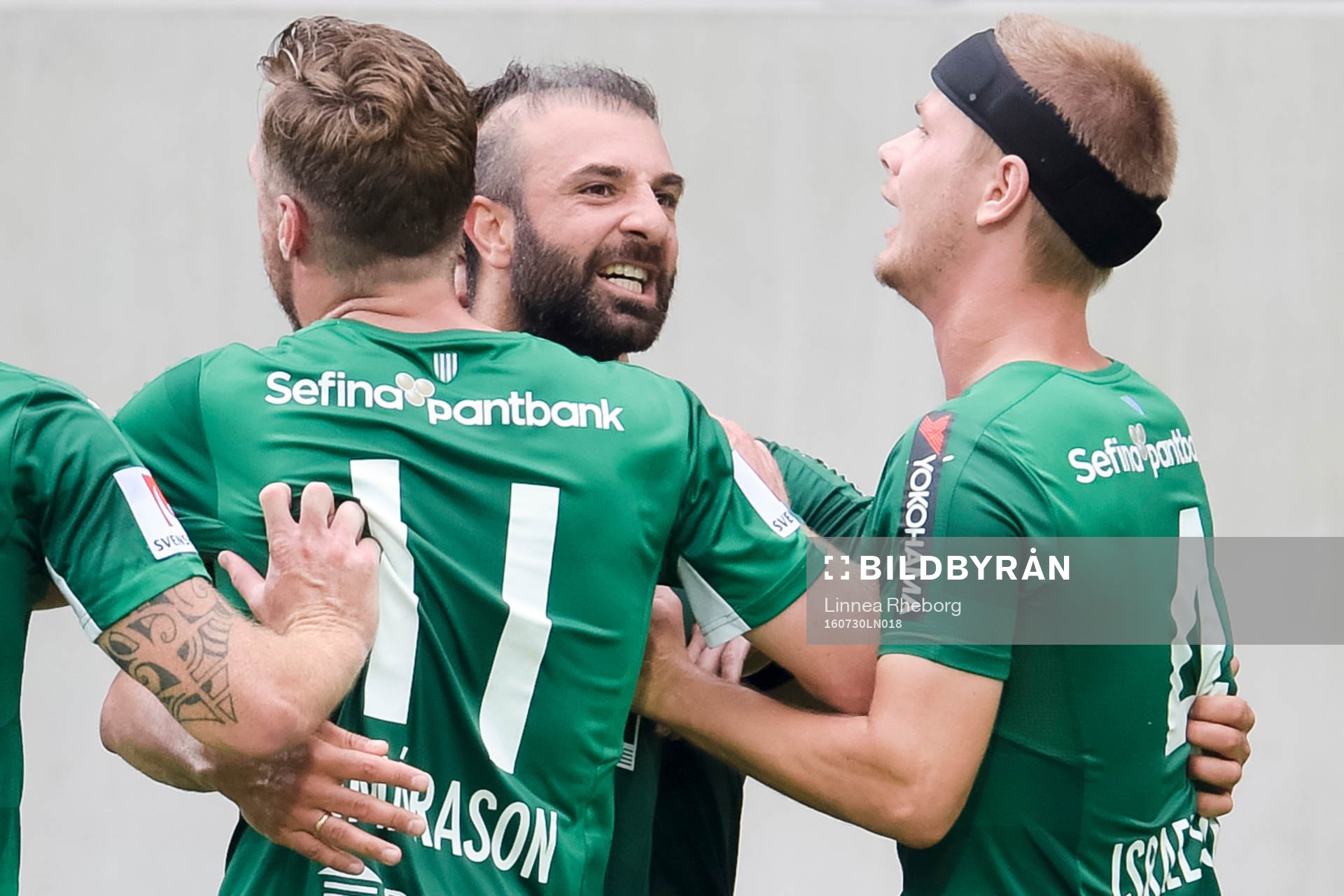 Hammarbys Kennedy Bakircioglu jublar