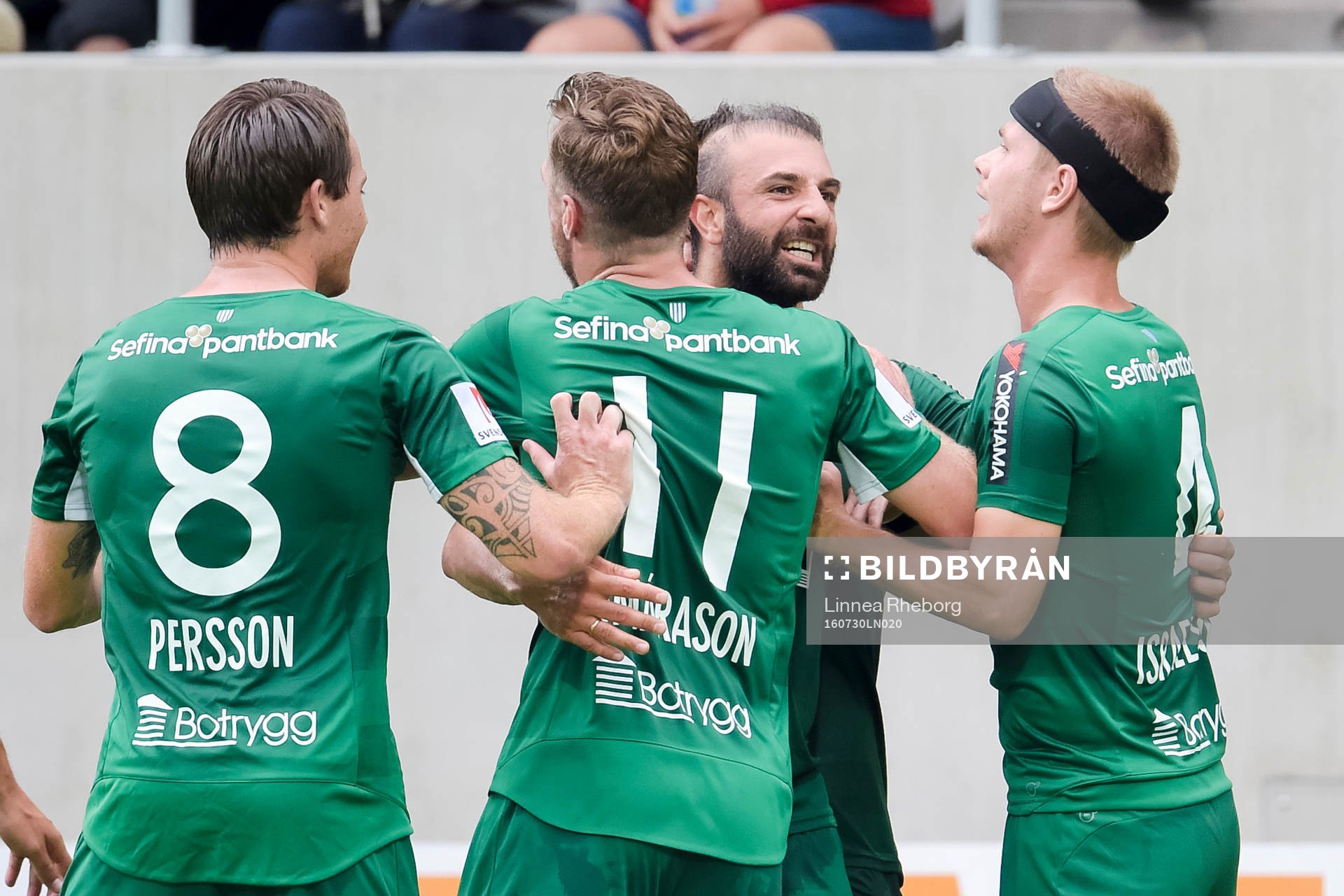 Hammarbys Kennedy Bakircioglu jublar