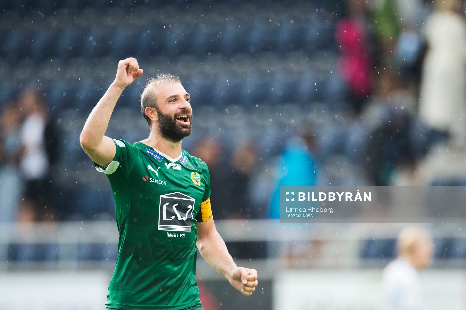 Hammarbys Kennedy Bakircioglu jublar