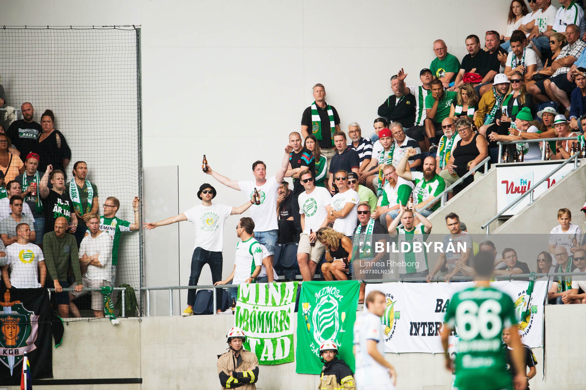 Hammarbys fans jublar