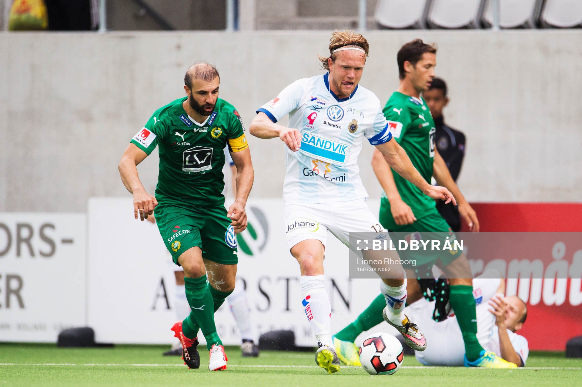 Hammarbys Kennedy Bakircioglu och Gefles Anders Bååth