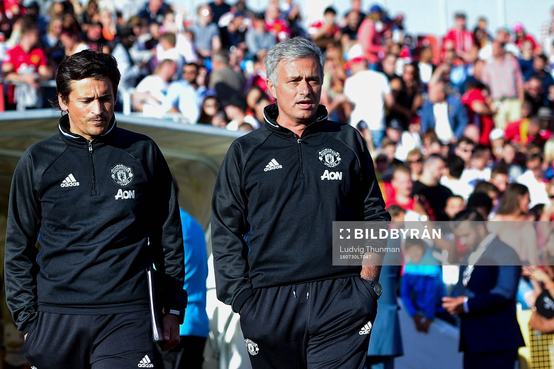 Manchester Uniteds tränare Jose Mourinho före
