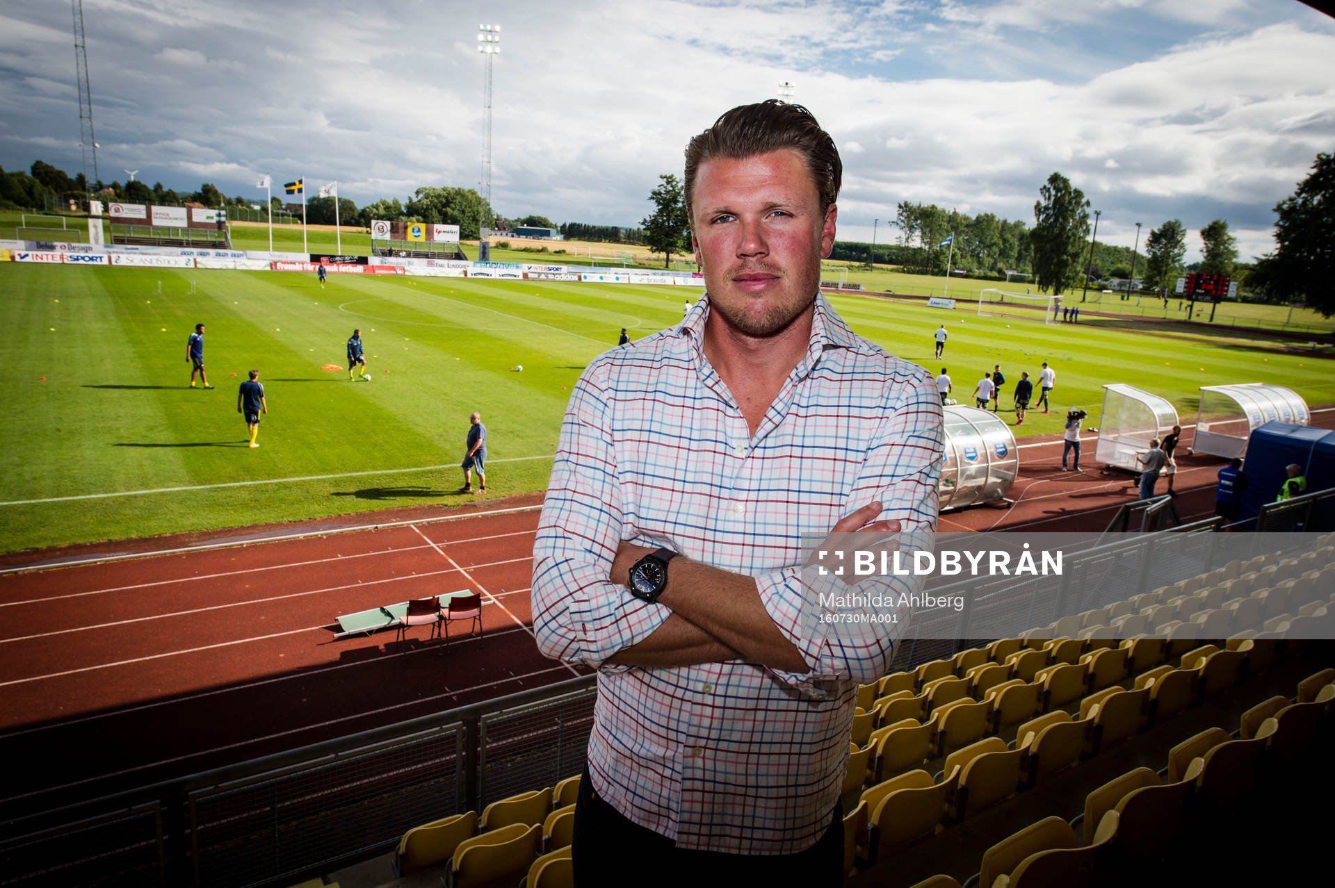 Ängelholms tränare Christian Järdler