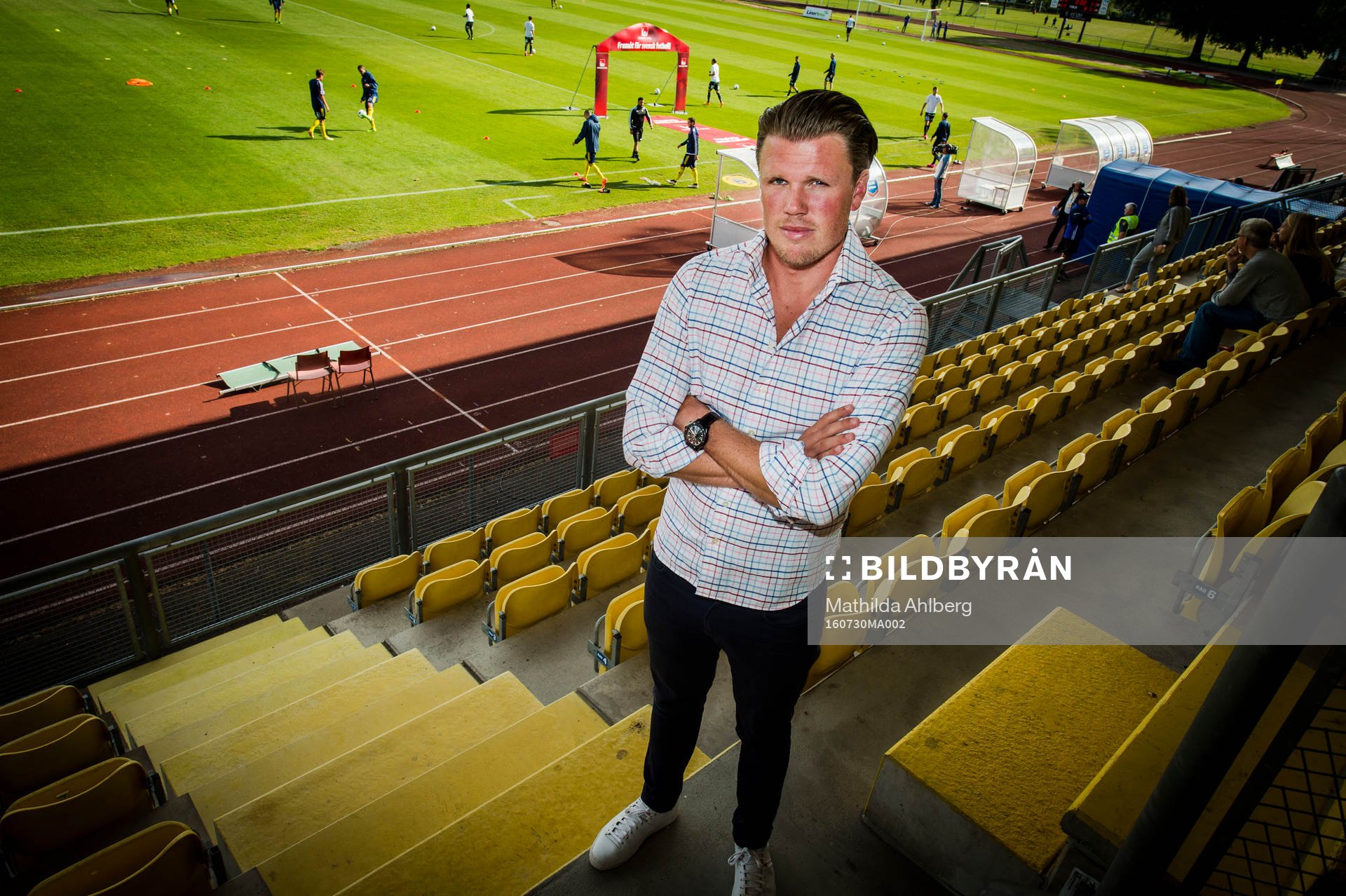 Ängelholms tränare Christian Järdler