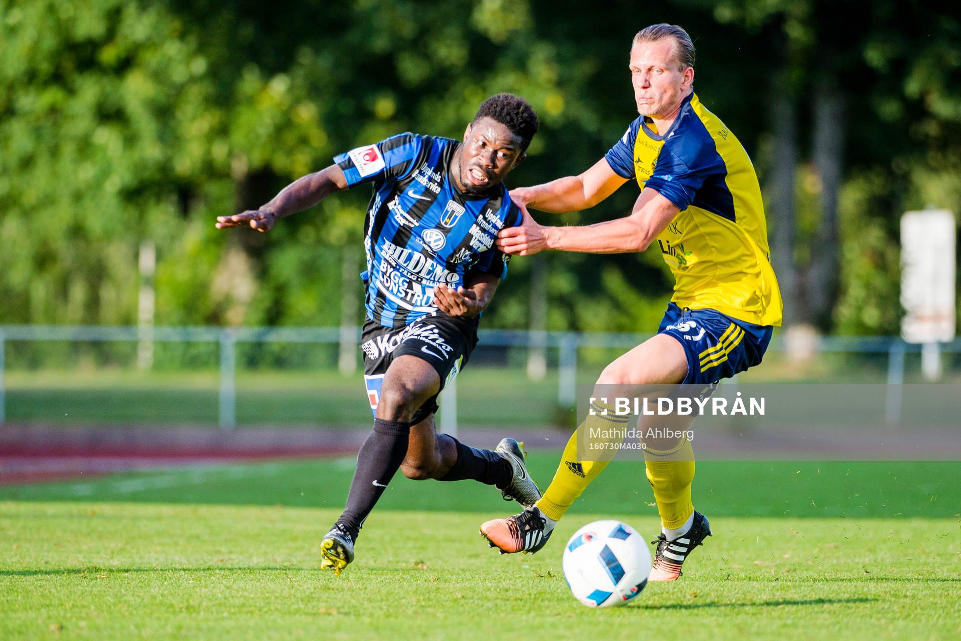 Sirius Kingsley Kofi Sarfo och Ängelholms Sebastian