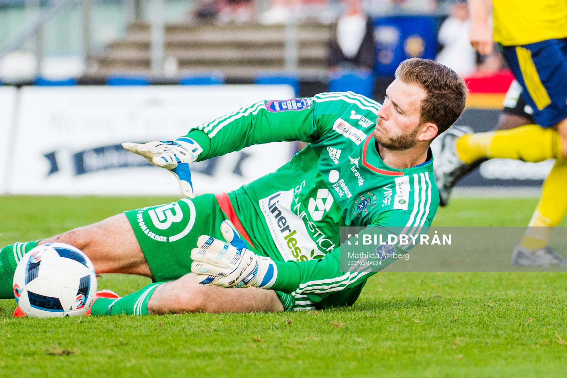 Ängelholms målvakt Carl Lindell