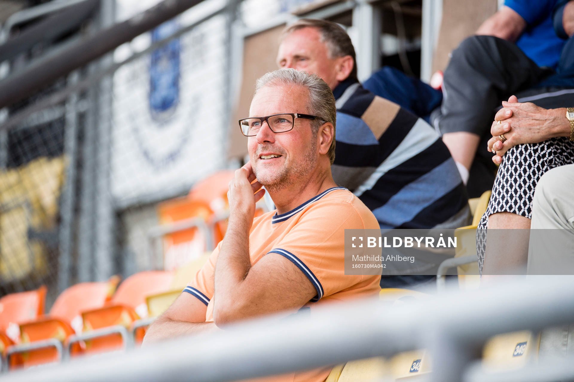 Paul Myllenberg på läktaren