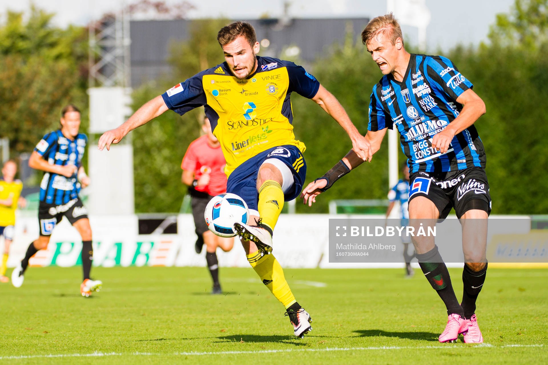 Ängelholms Ryan Finley i duell