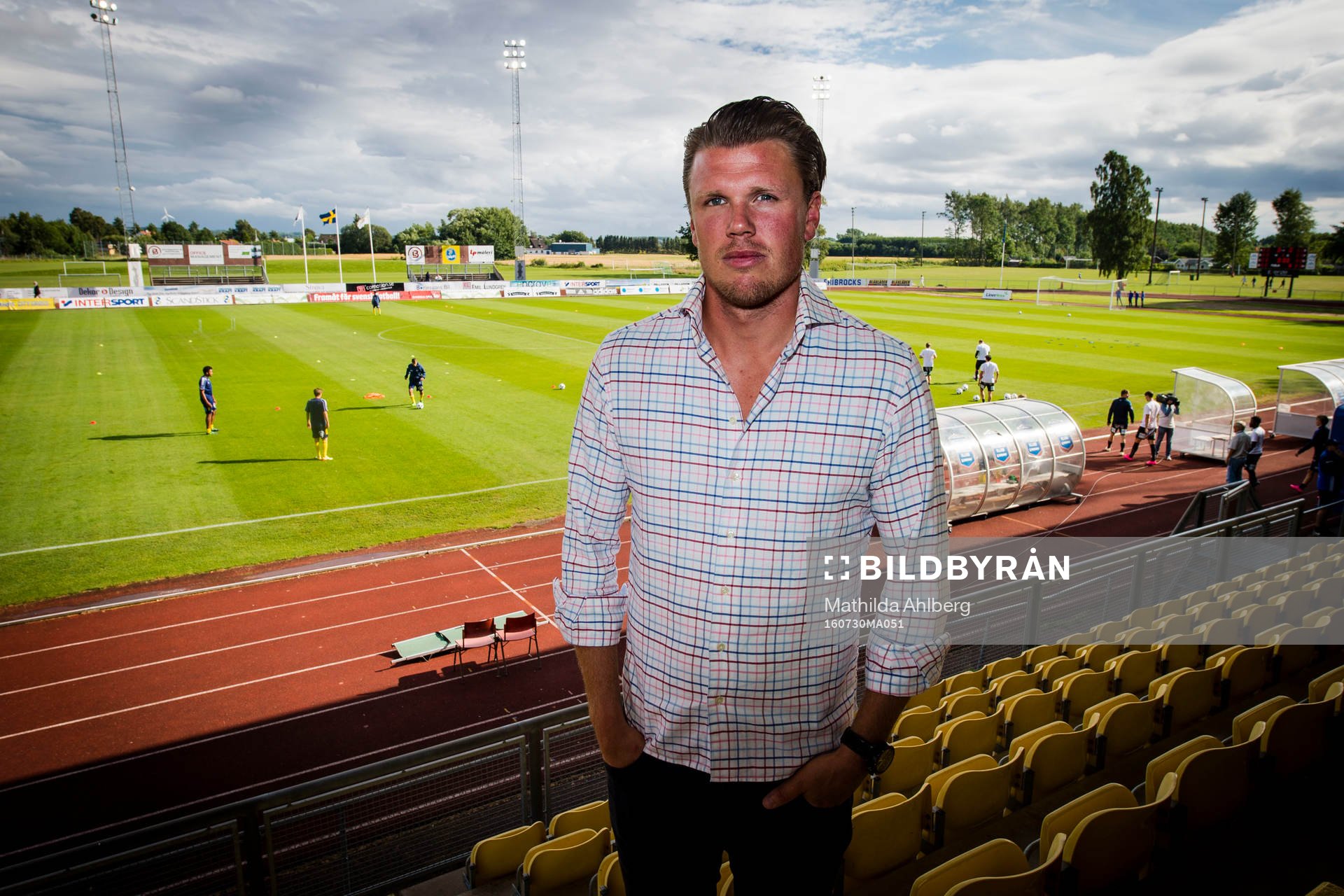Ängelholms tränare Christian Järdler