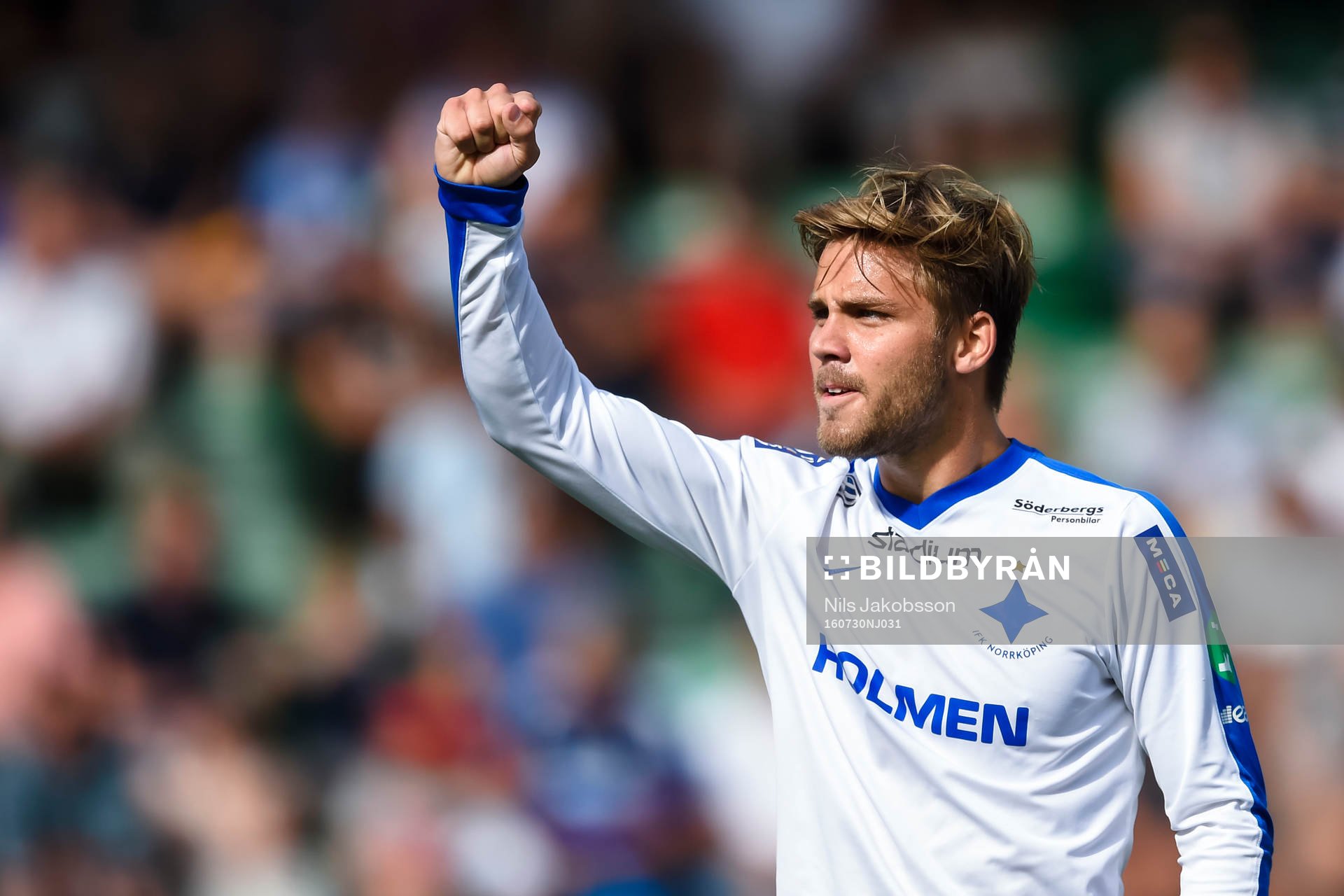 Norrköpings Christoffer Nyman jublar