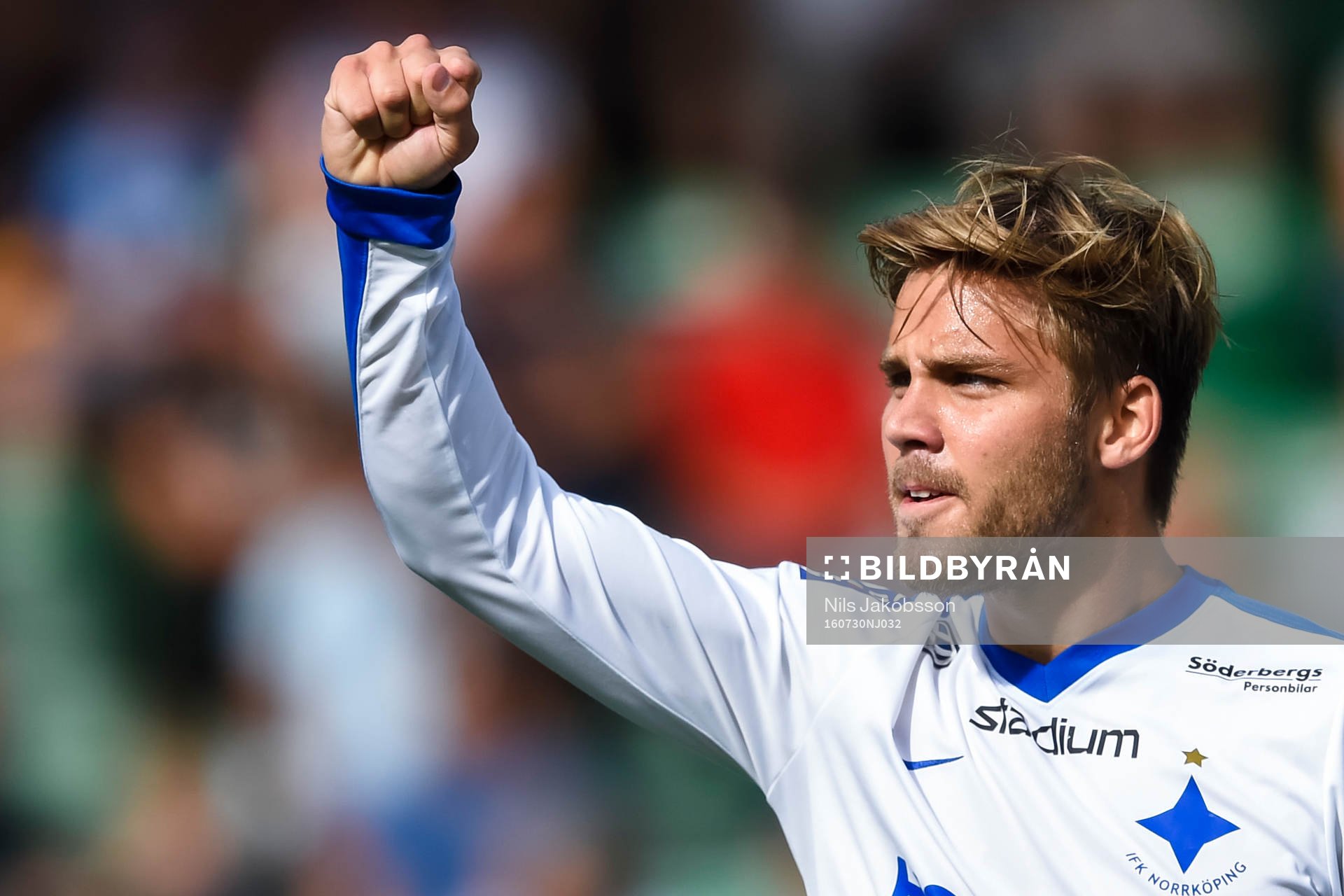Norrköpings Christoffer Nyman jublar