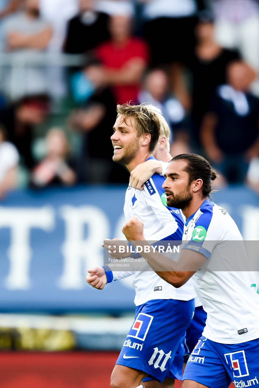 Norrköpings Christoffer Nyman jublar
