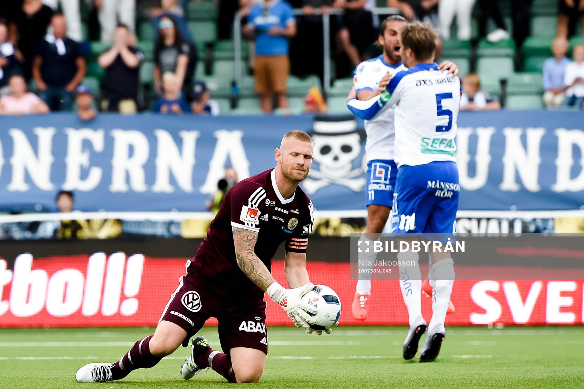 Sundsvalls målvakt Tommy Naurin deppar